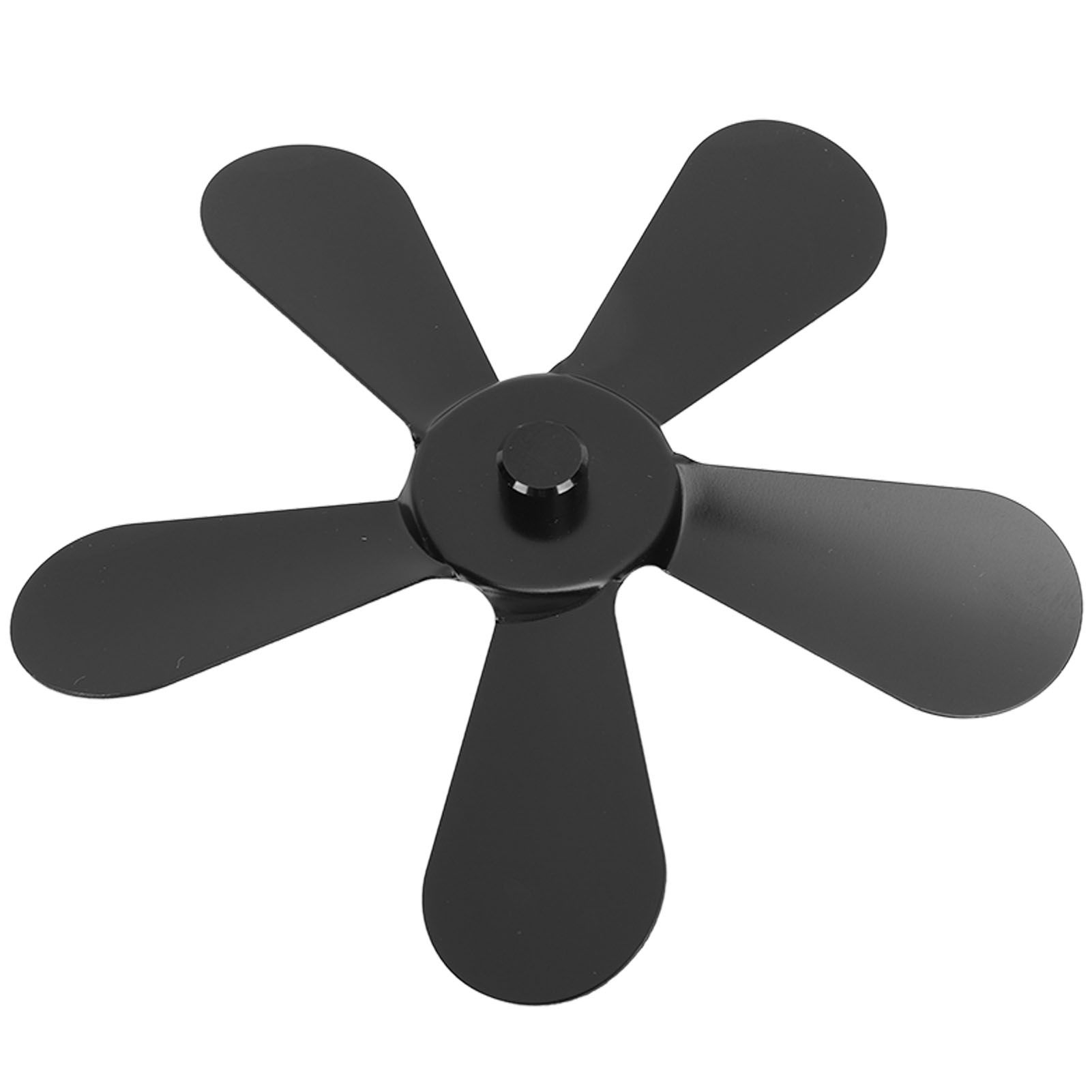 5 Blades Stove Fan Blade Aluminium Alloy Heat Powered Stove Fan Blades view 10