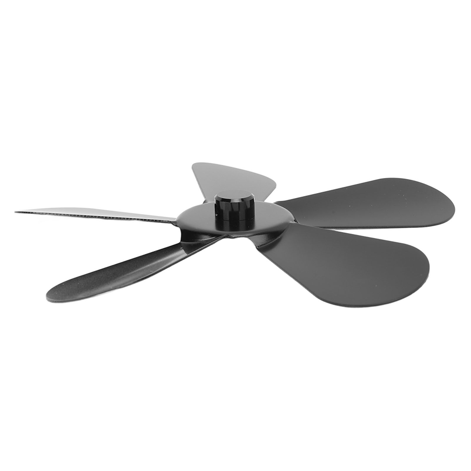 5 Blades Stove Fan Blade Aluminium Alloy Heat Powered Stove Fan Blades view 15