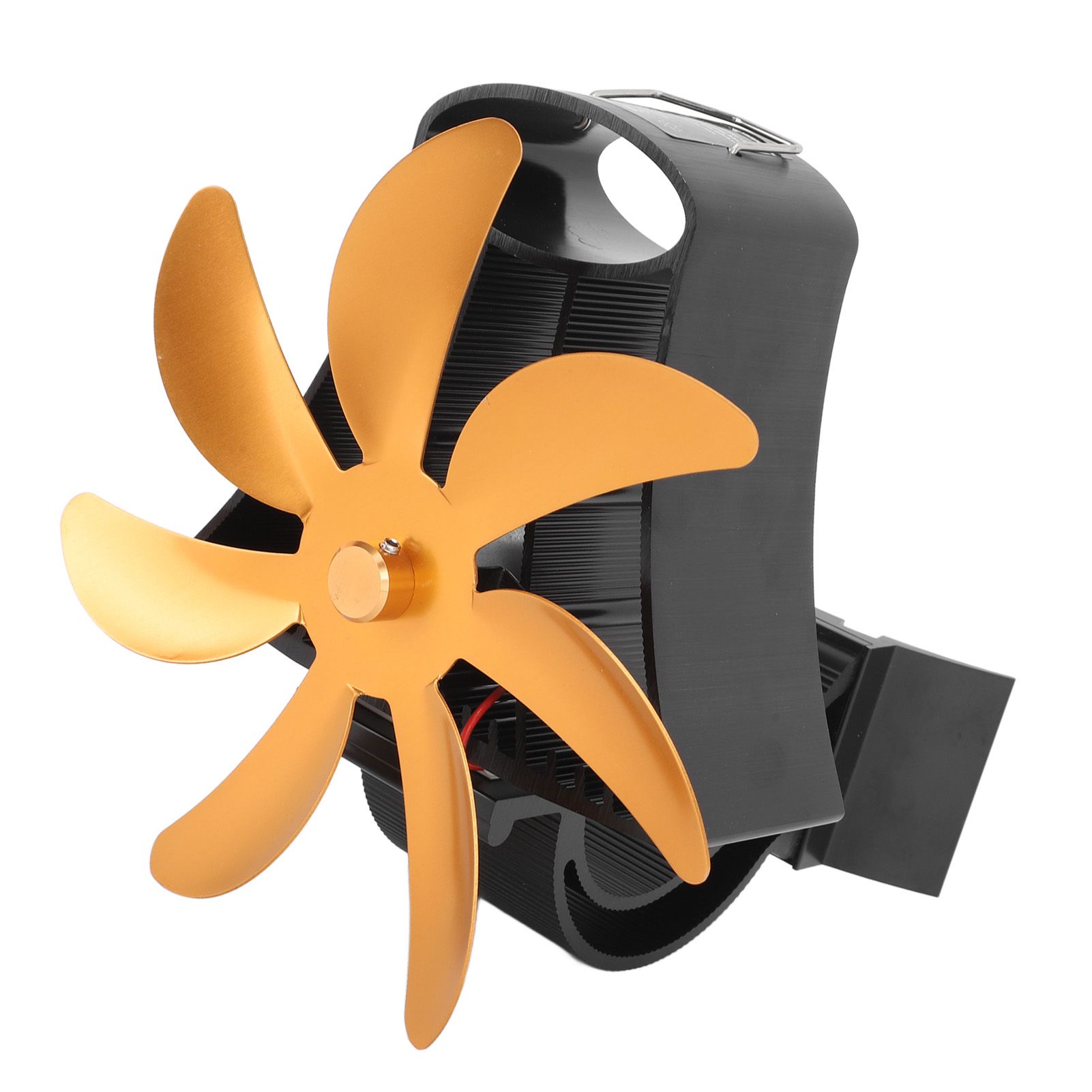 Wood Stove Fan Pipe Fireplace Fan 7 Blades Stove Fan On Chimney Silent Motors view 7