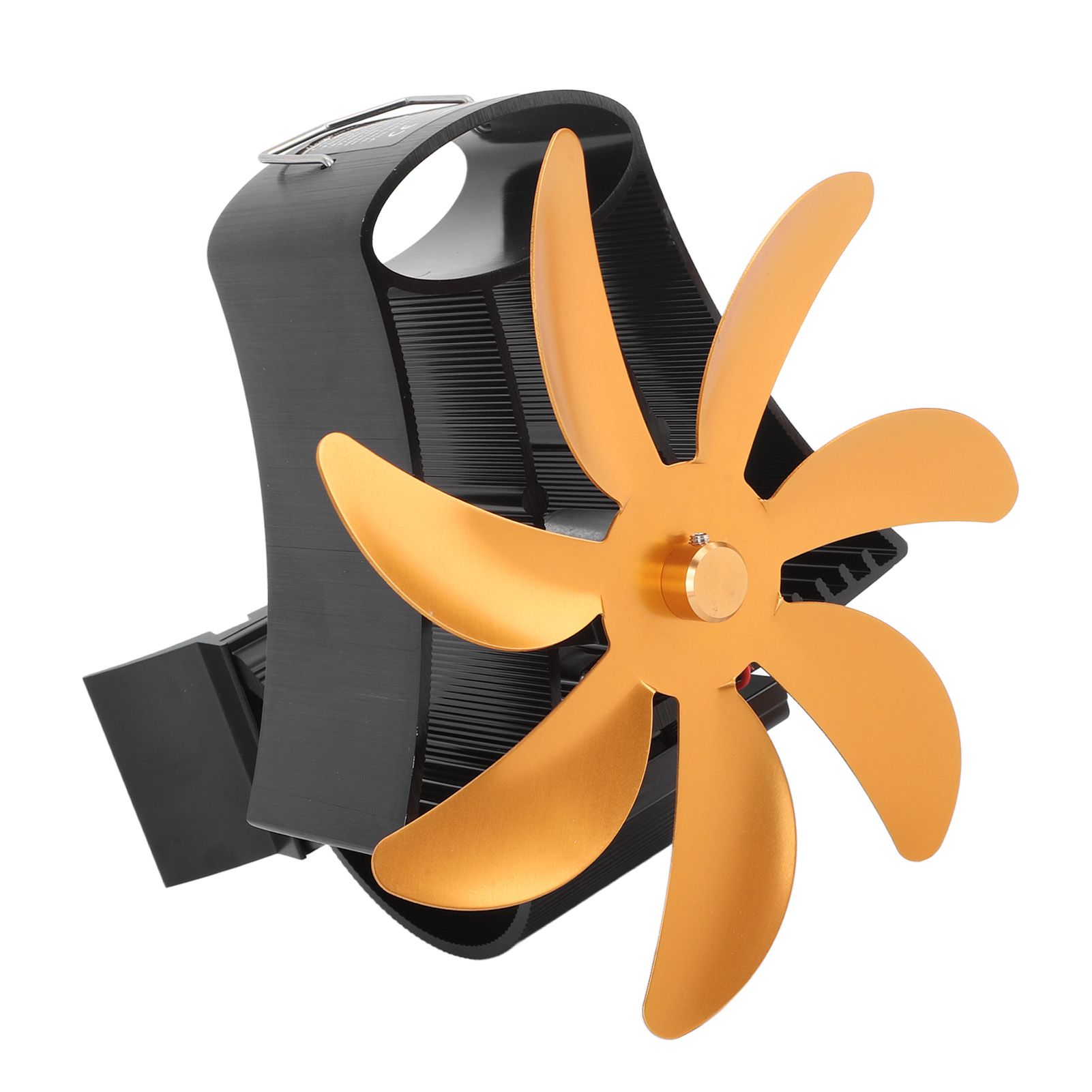 Wood Stove Fan Pipe Fireplace Fan 7 Blades Stove Fan On Chimney Silent Motors view 8