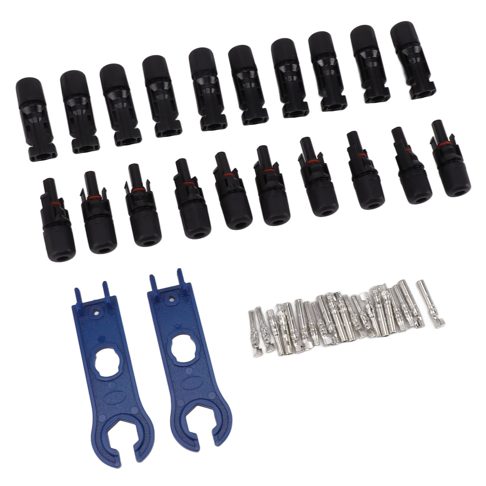 Solar Connectors with 10 Pairs Male Female Plug Spanners Waterproof Flame view 4