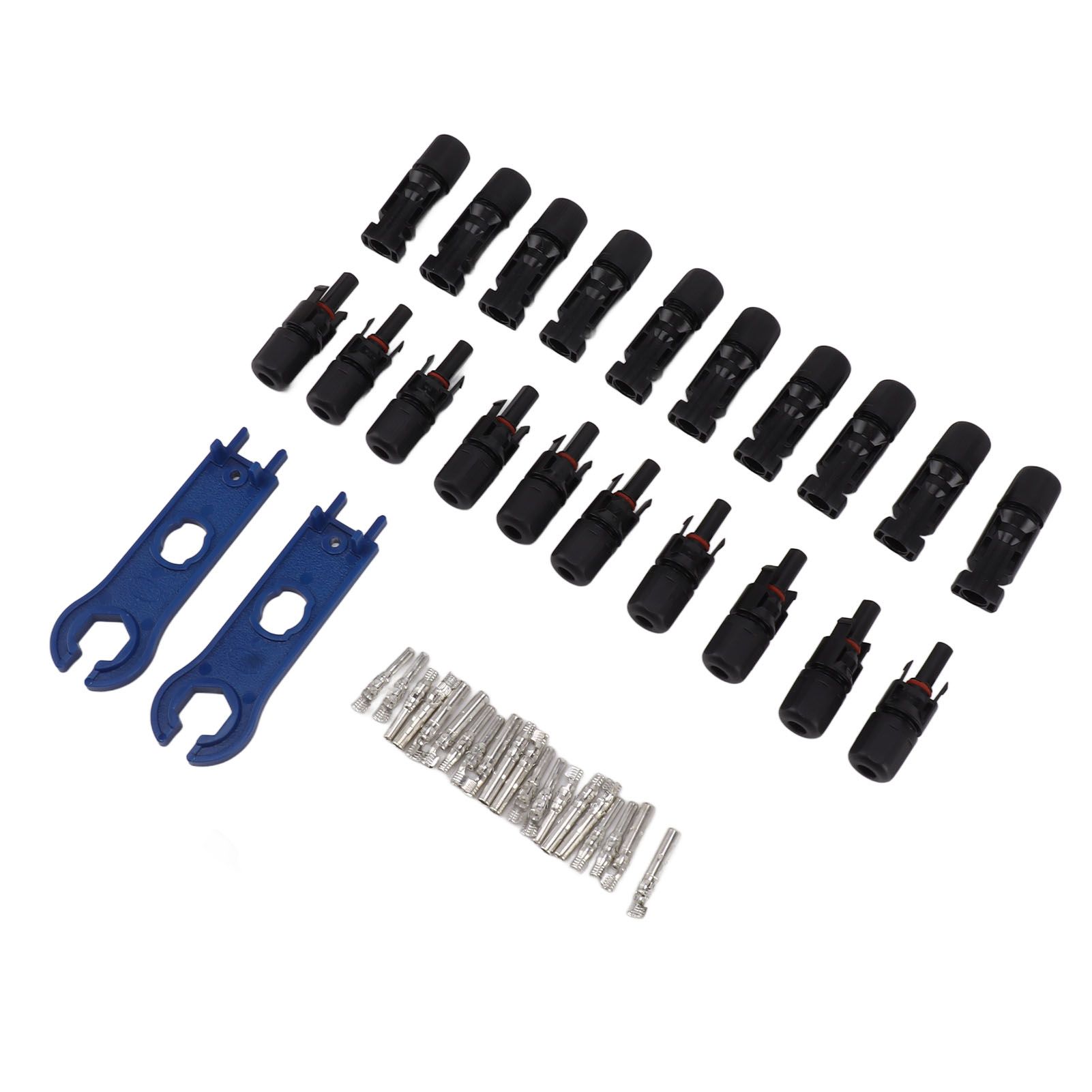Solar Connectors with 10 Pairs Male Female Plug Spanners Waterproof Flame view 5