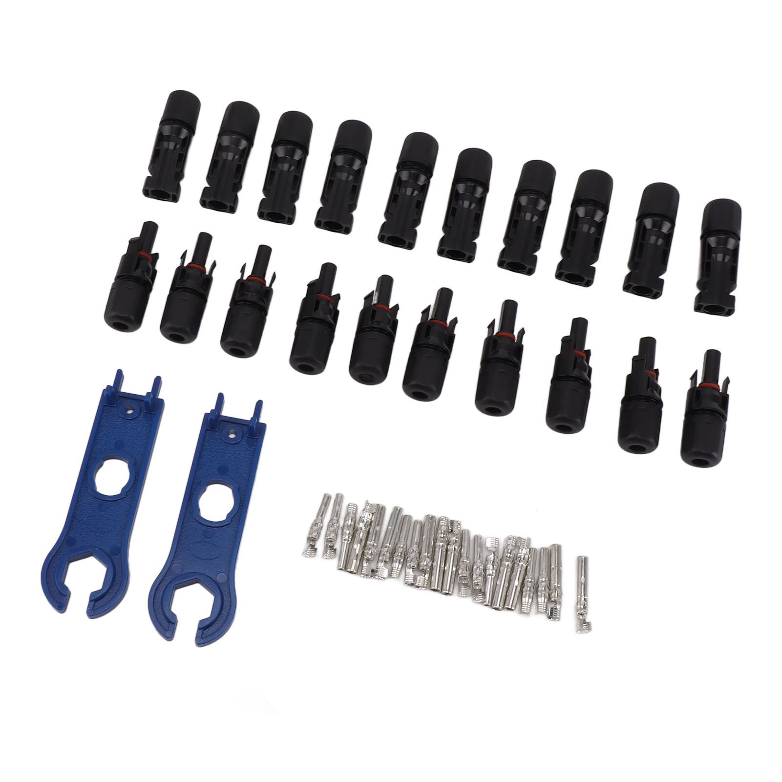 Solar Connectors with 10 Pairs Male Female Plug Spanners Waterproof Flame view 6