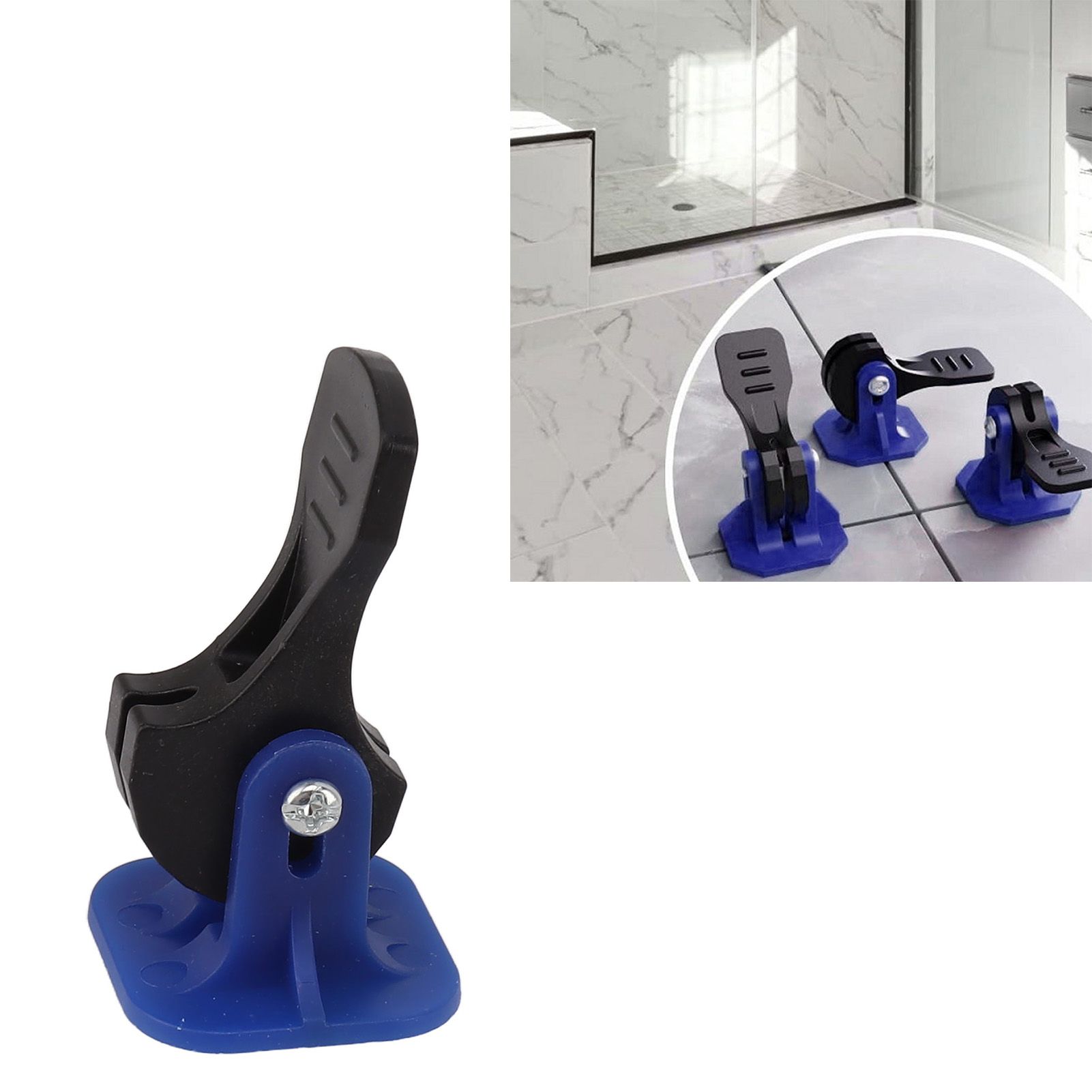 Tile Leveling System Kit 50pcs Reusable Tile Leveler with T Pin Tools for Wall view 12