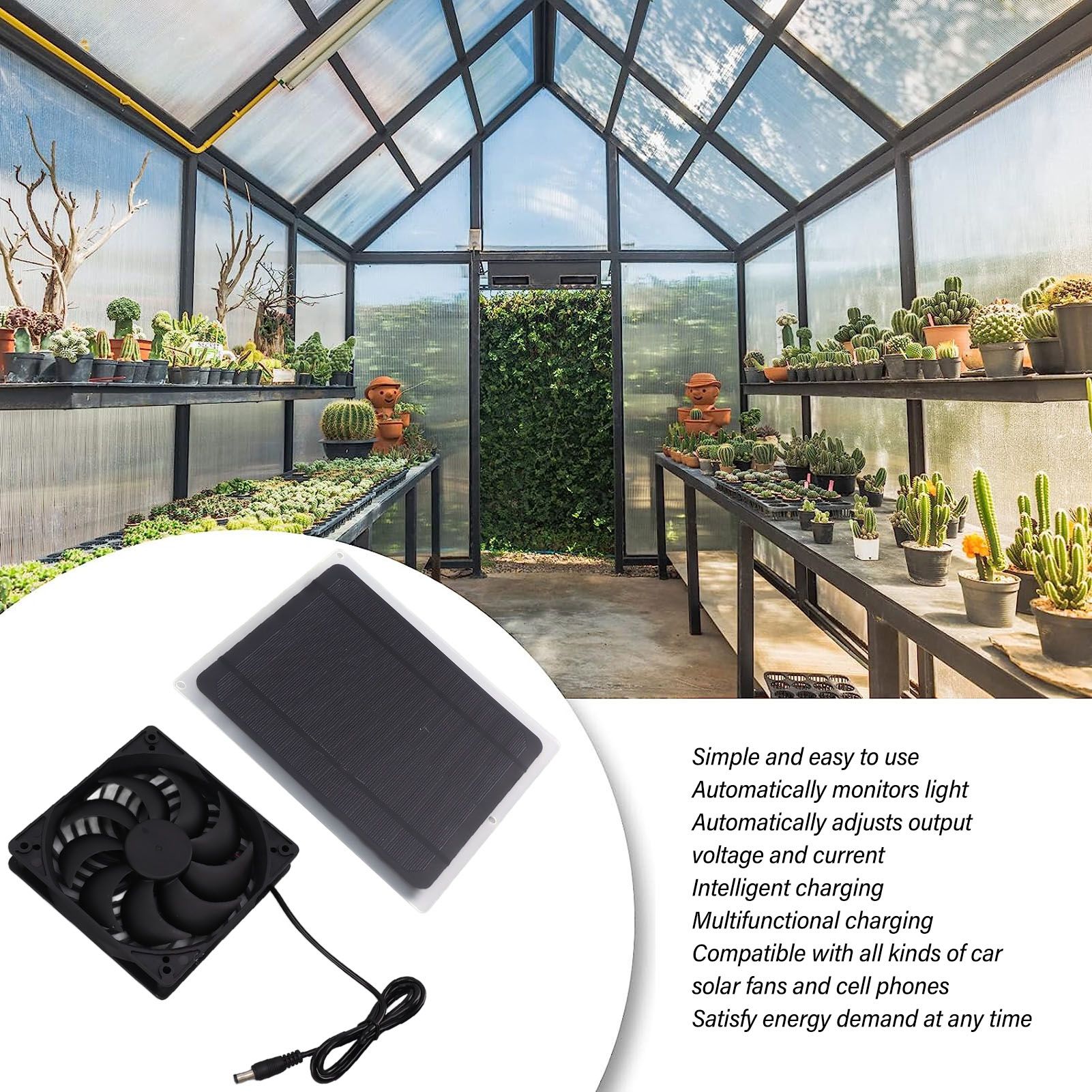 Solar Panel 5.5W Monocrystalline Silicon High Efficiency Intelligent Charging view 15