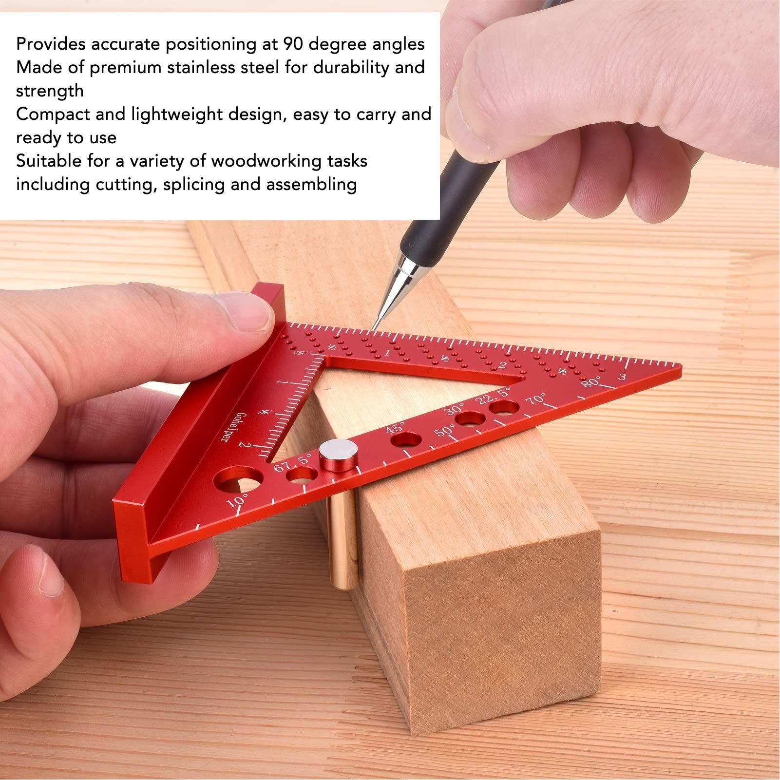 Woodworking Carpenter Square 90 Degree Woodworking Rafter Square Woodworking view 13