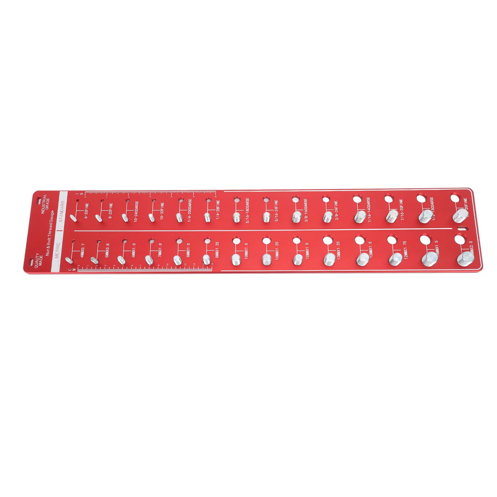 Bolt and Nut Identifier Gauge 10B21 Carbon Steel High Accuracy Nut and Bolt view 2