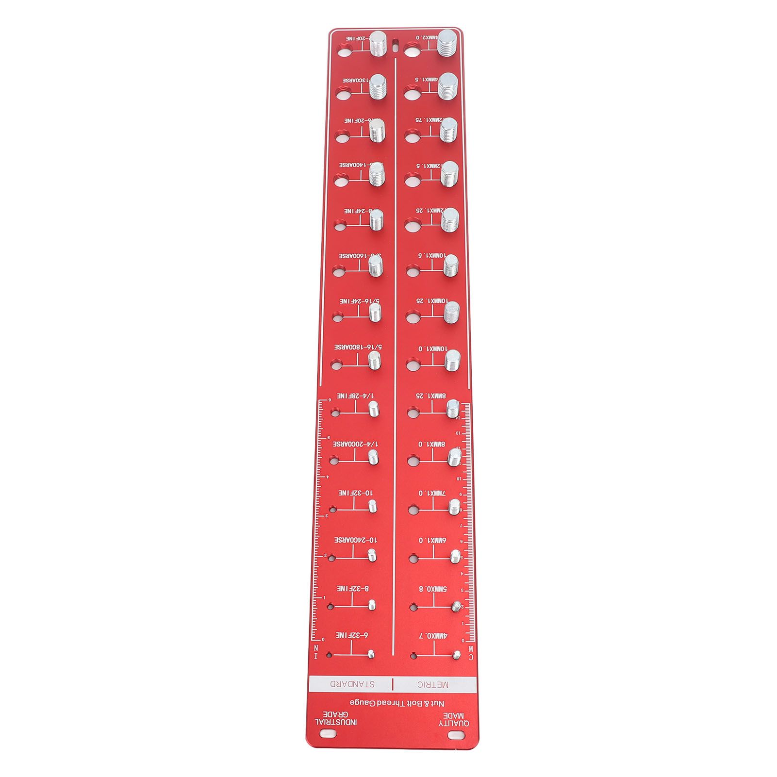 Bolt and Nut Identifier Gauge 10B21 Carbon Steel High Accuracy Nut and Bolt view 3
