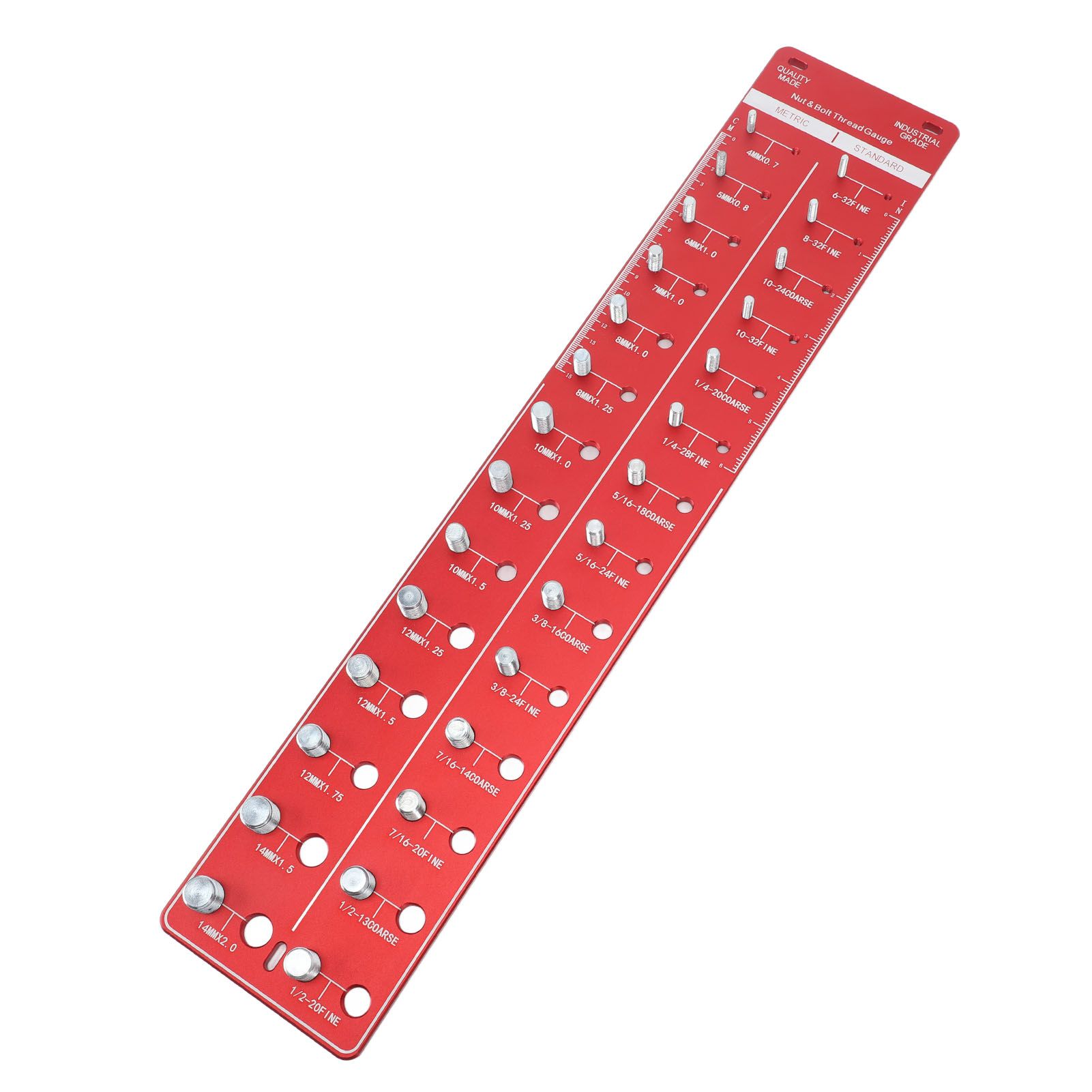 Bolt and Nut Identifier Gauge 10B21 Carbon Steel High Accuracy Nut and Bolt view 9