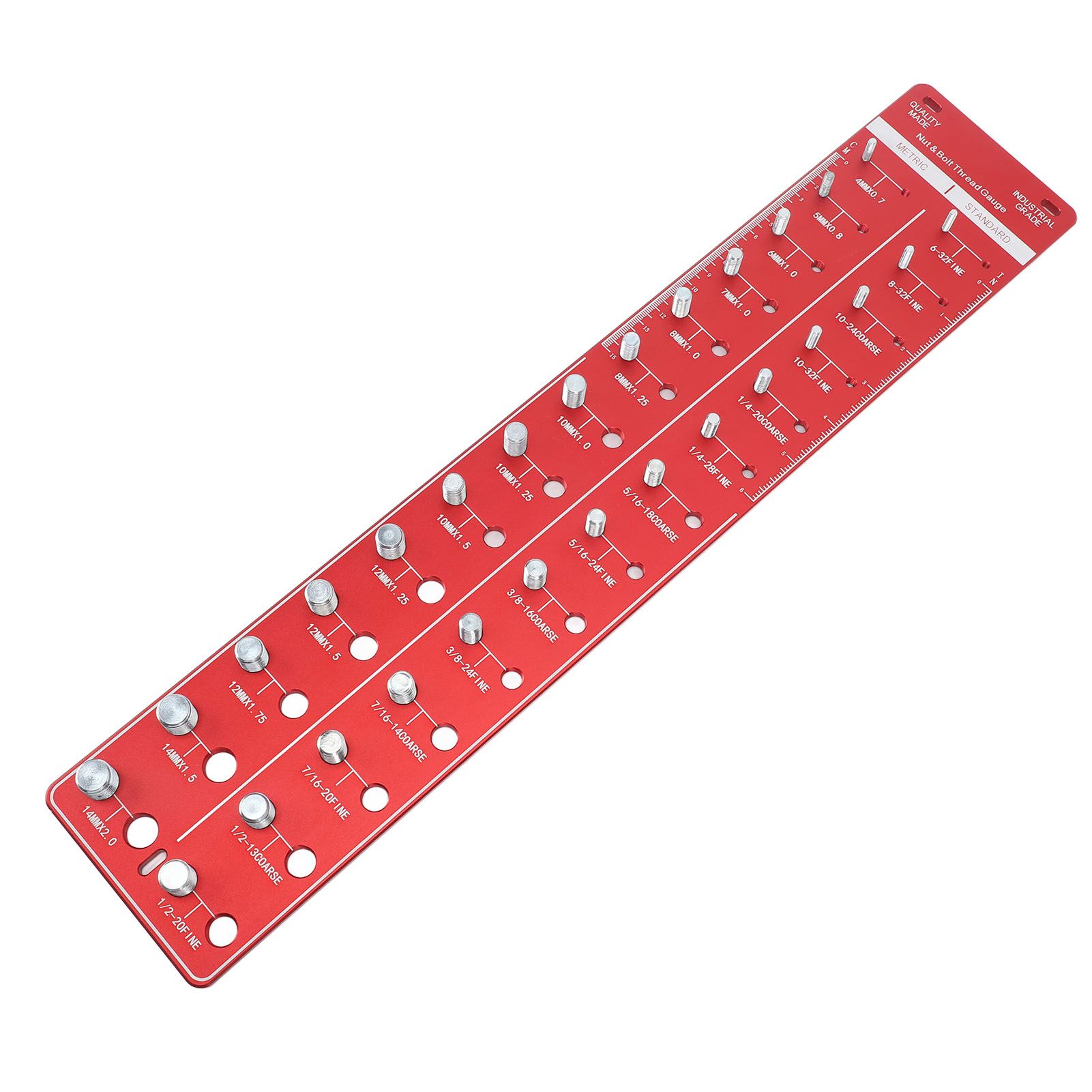 Bolt and Nut Identifier Gauge 10B21 Carbon Steel High Accuracy Nut and Bolt view 12