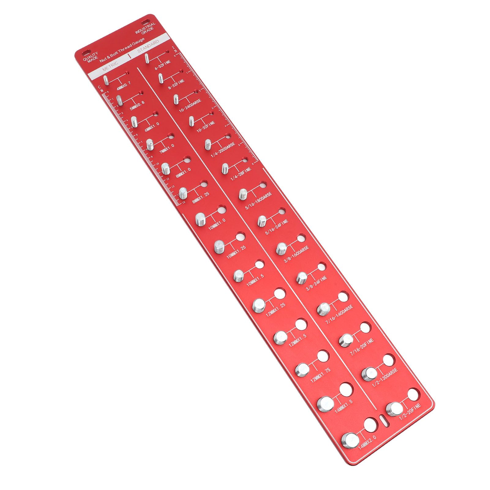 Bolt and Nut Identifier Gauge 10B21 Carbon Steel High Accuracy Nut and Bolt view 13