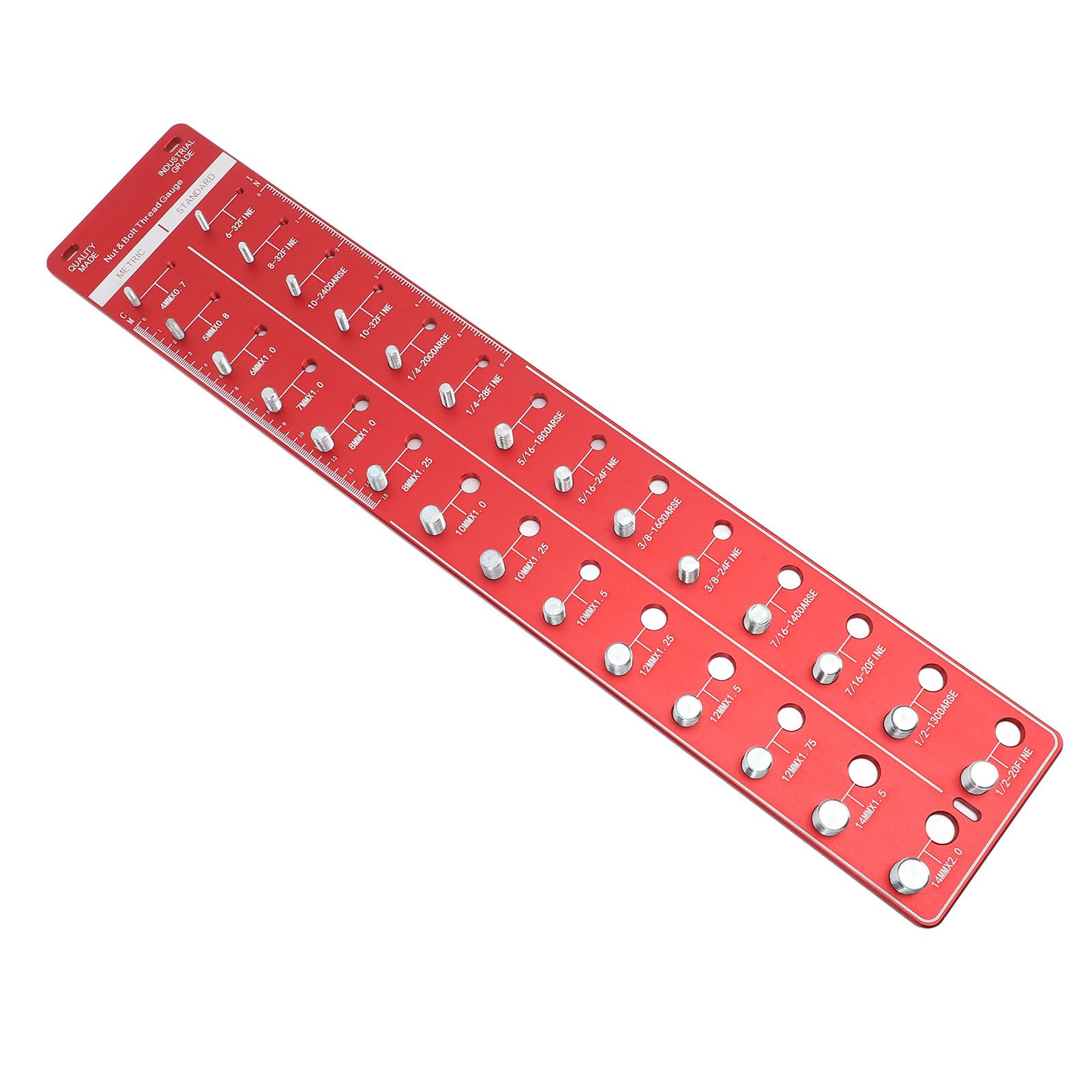 Bolt and Nut Identifier Gauge 10B21 Carbon Steel High Accuracy Nut and Bolt view 14