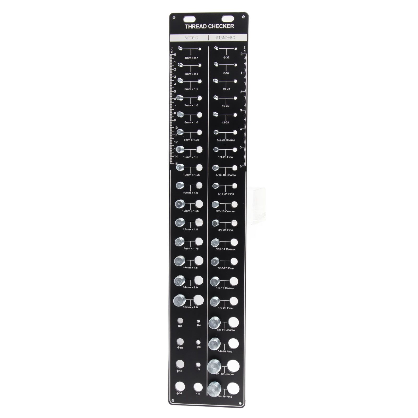 Bolt and Nut Identifier Gauge 10B21 Carbon Steel High Accuracy Nut and Bolt view 9