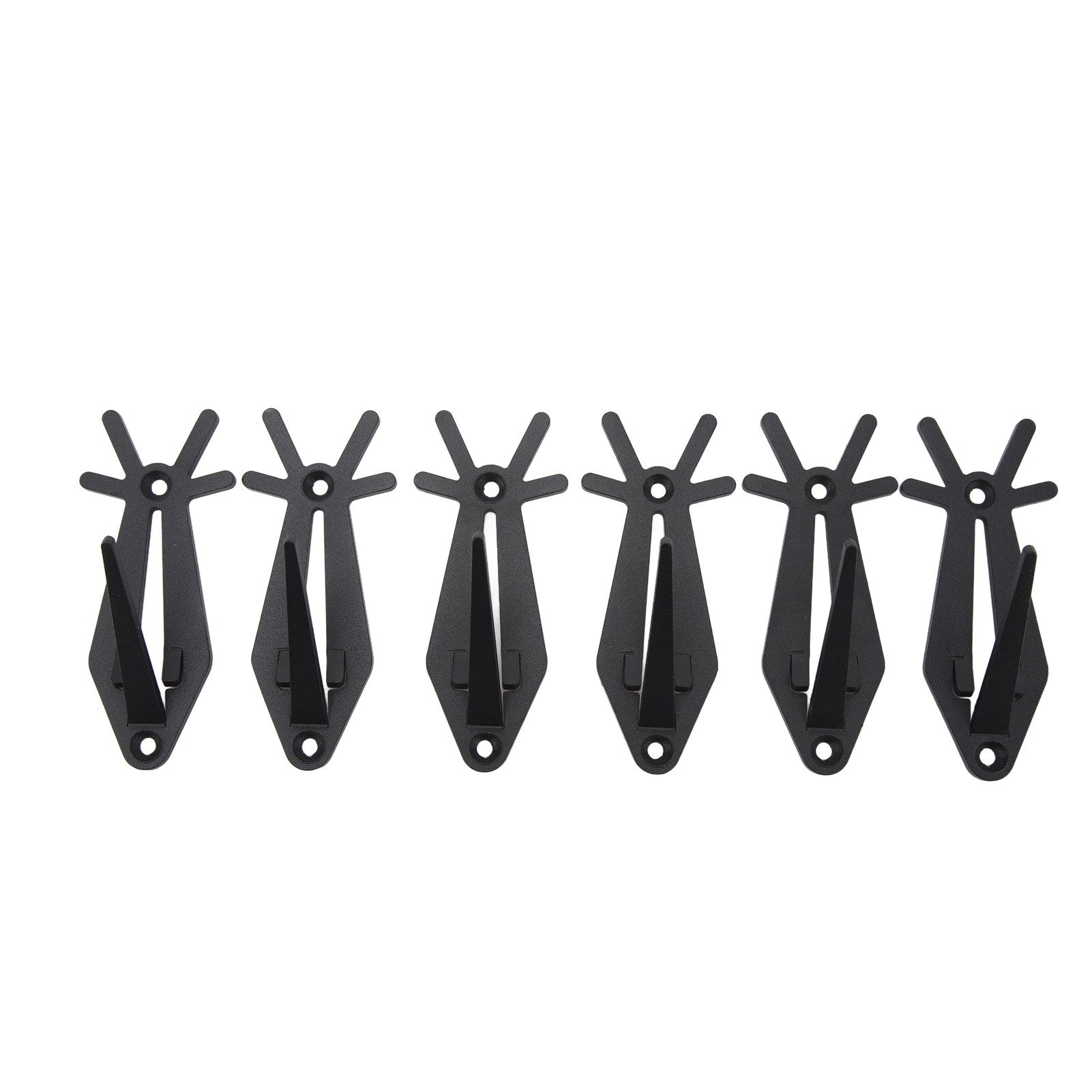 6pcs European Mount Skull Hanger Antler Style Skull Wall Mount Bracket Hangers view 2
