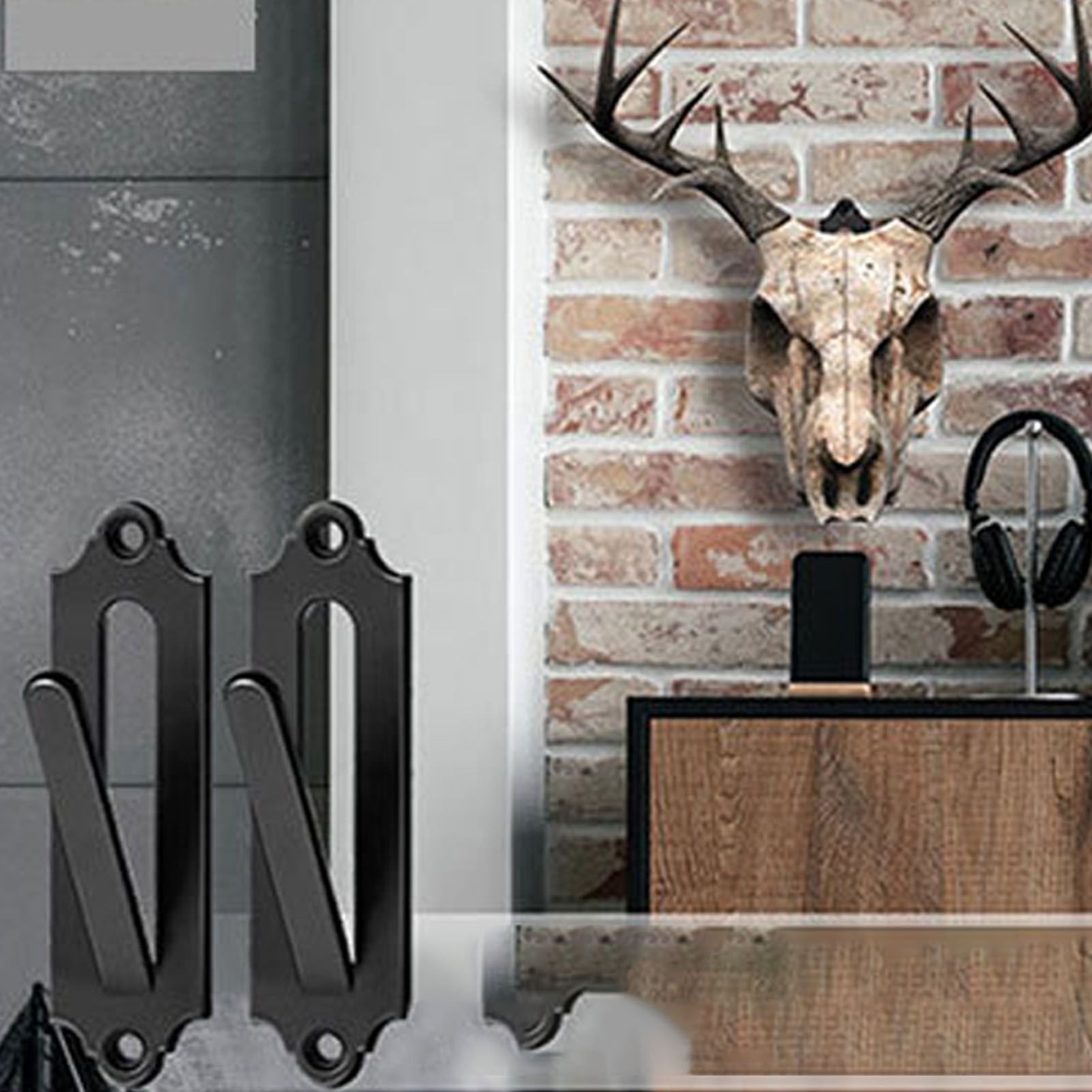 12Pcs European Style Mount Skull Hanger European Deer Elk Skull Wall Mount view 11