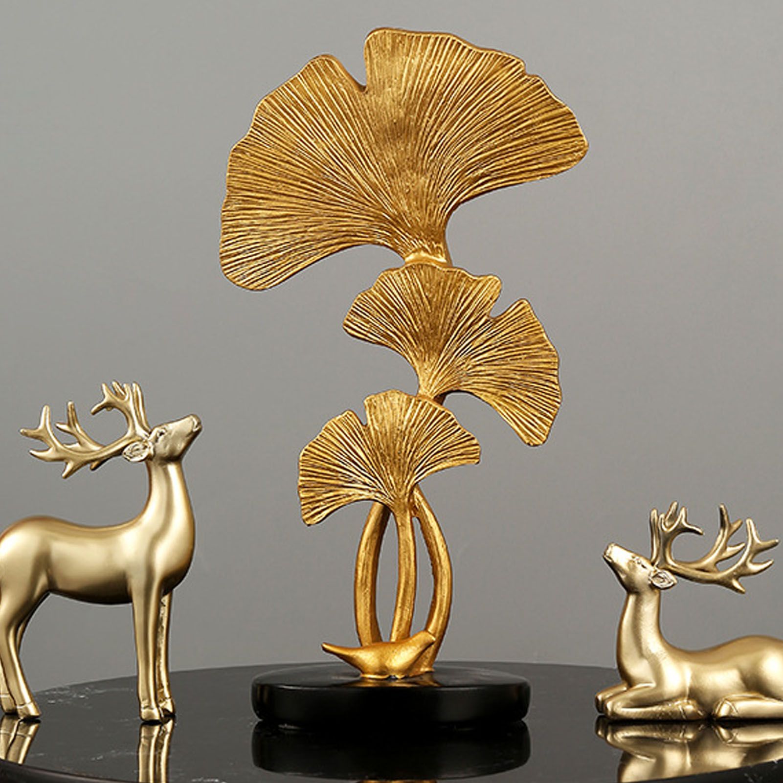 Leaf Decoration Resin Anti Slip Anti Fade Modern Desktop Leaves Ornament Model view 11