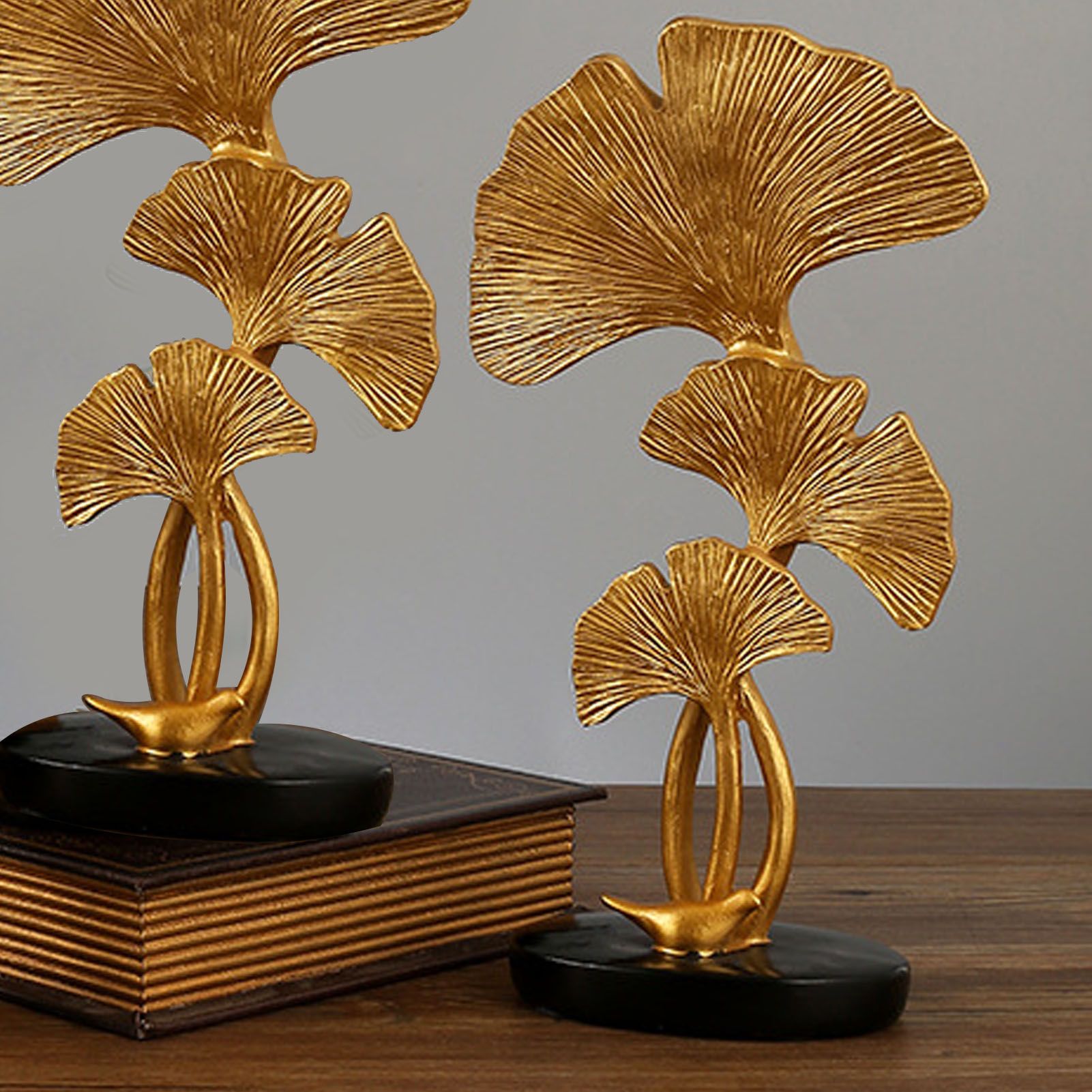Leaf Decoration Resin Anti Slip Anti Fade Modern Desktop Leaves Ornament Model view 12
