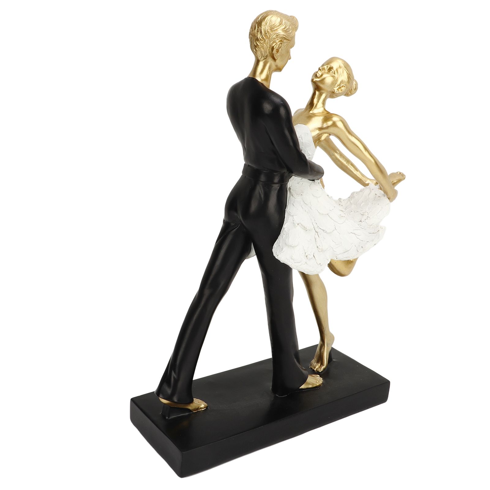 Romantic Couple Dancing Sculpture Decoration Resin Elegant Couple Ballet view 3