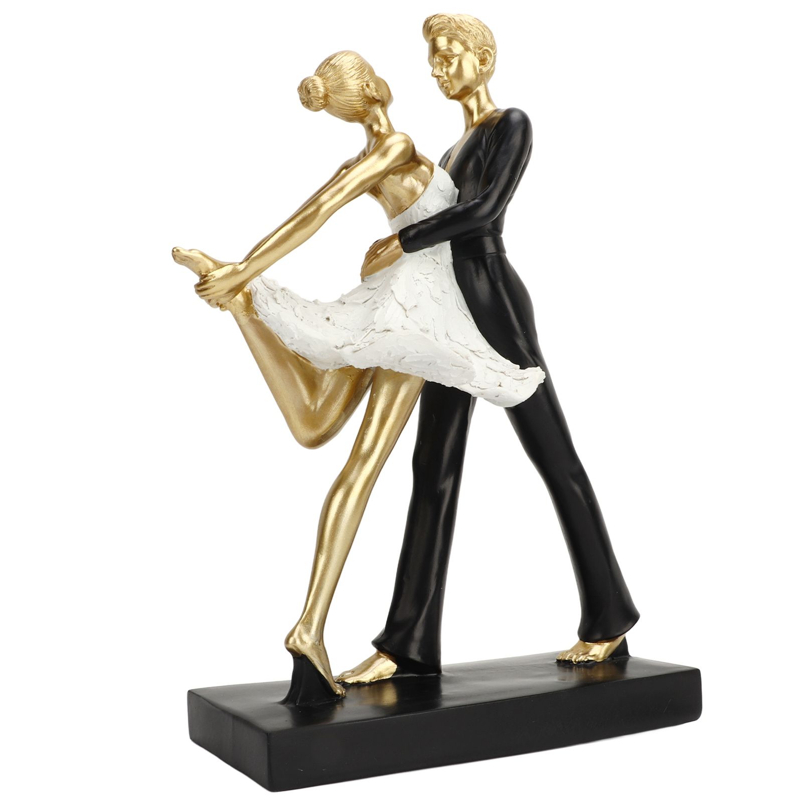 Romantic Couple Dancing Sculpture Decoration Resin Elegant Couple Ballet view 6