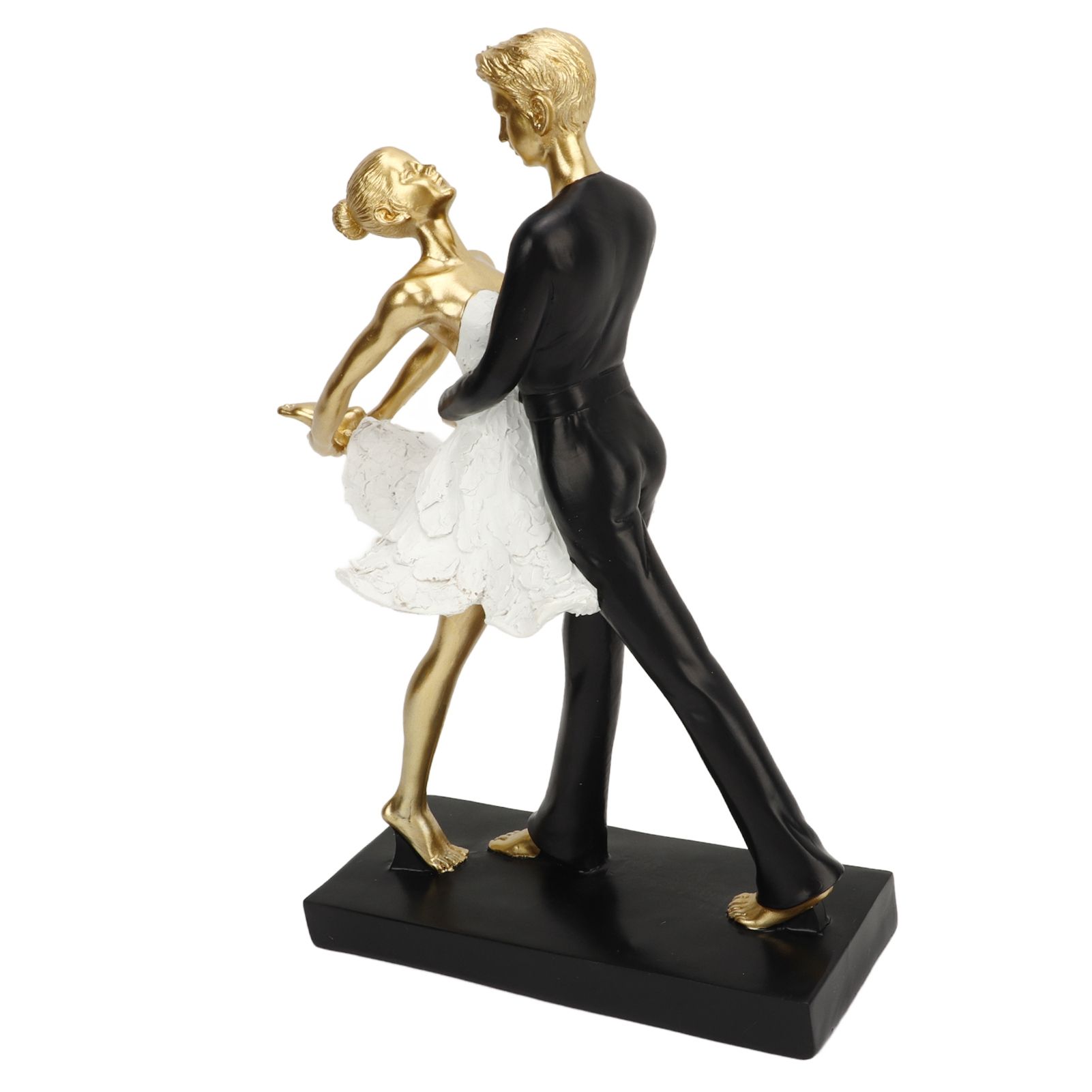 Romantic Couple Dancing Sculpture Decoration Resin Elegant Couple Ballet view 9