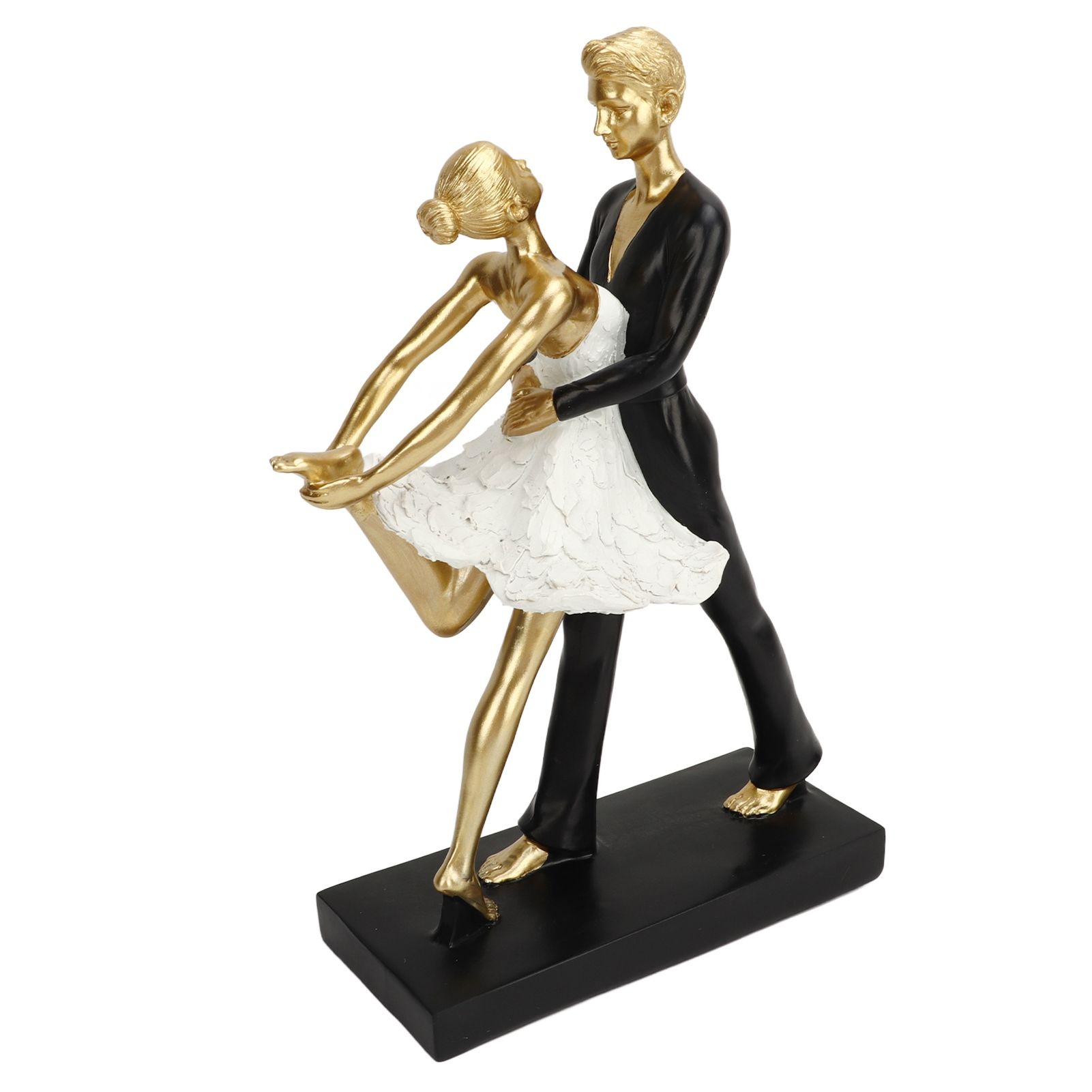 Romantic Couple Dancing Sculpture Decoration Resin Elegant Couple Ballet view 10