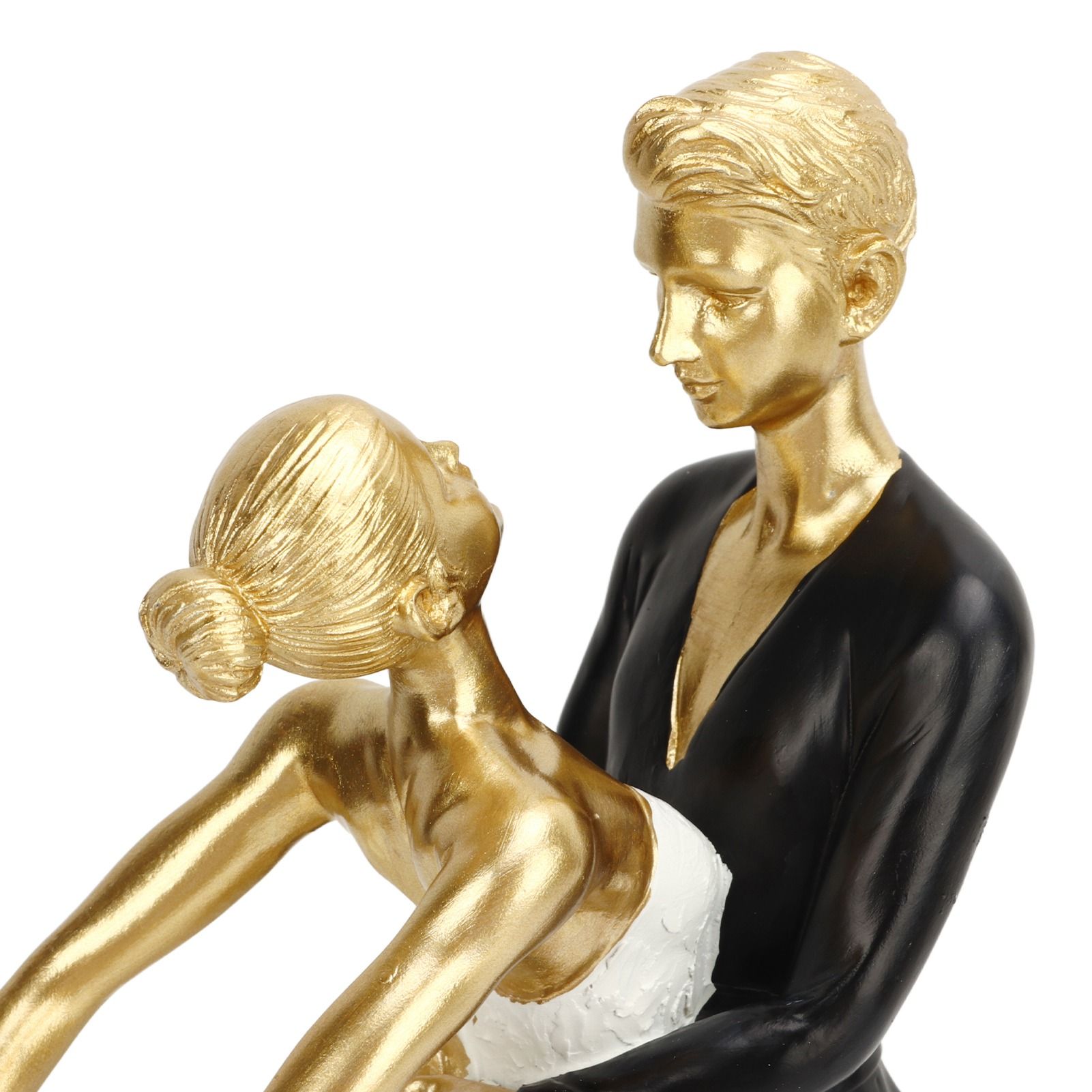 Romantic Couple Dancing Sculpture Decoration Resin Elegant Couple Ballet view 14