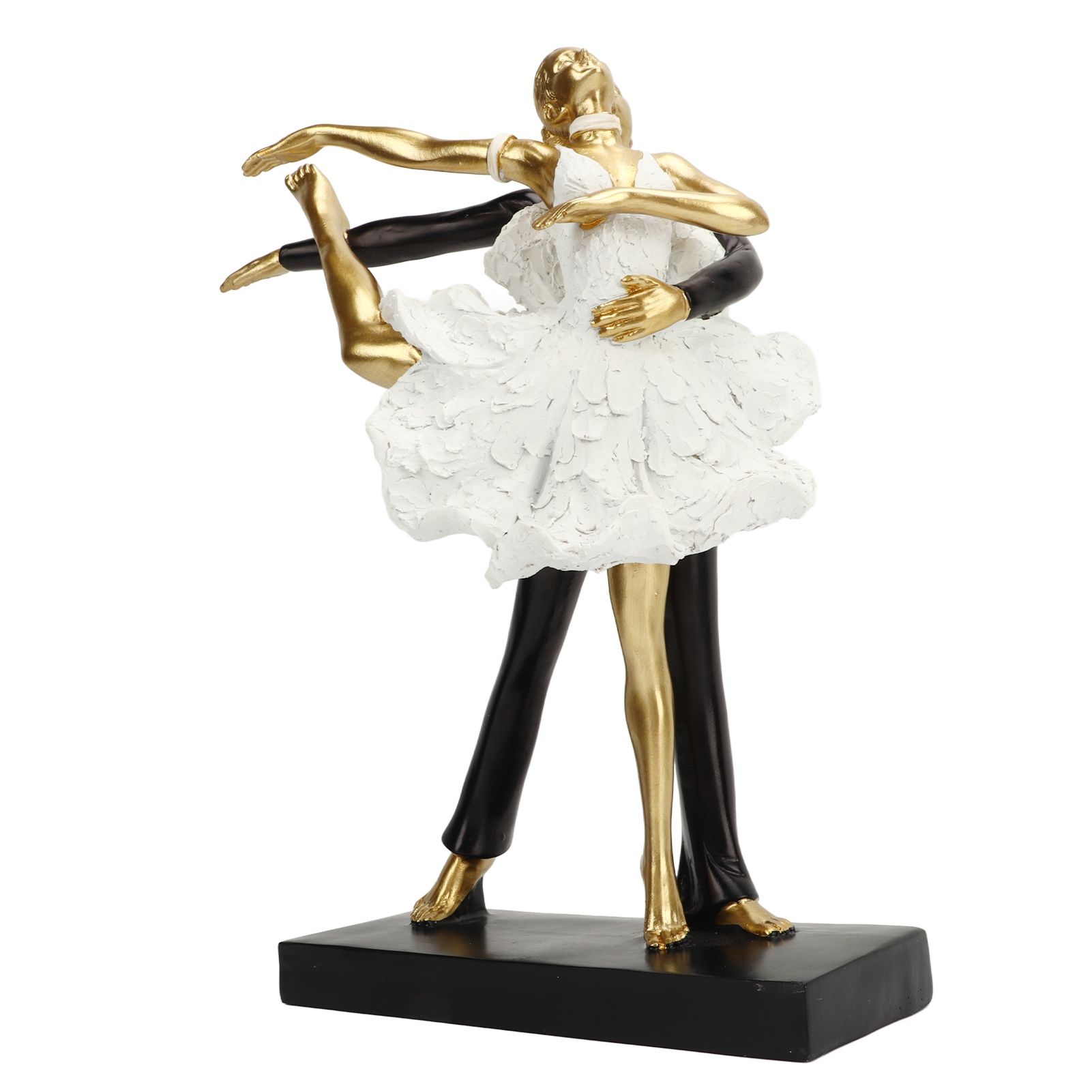 Romantic Couple Dancing Sculpture Decoration Resin Elegant Couple Ballet view 3