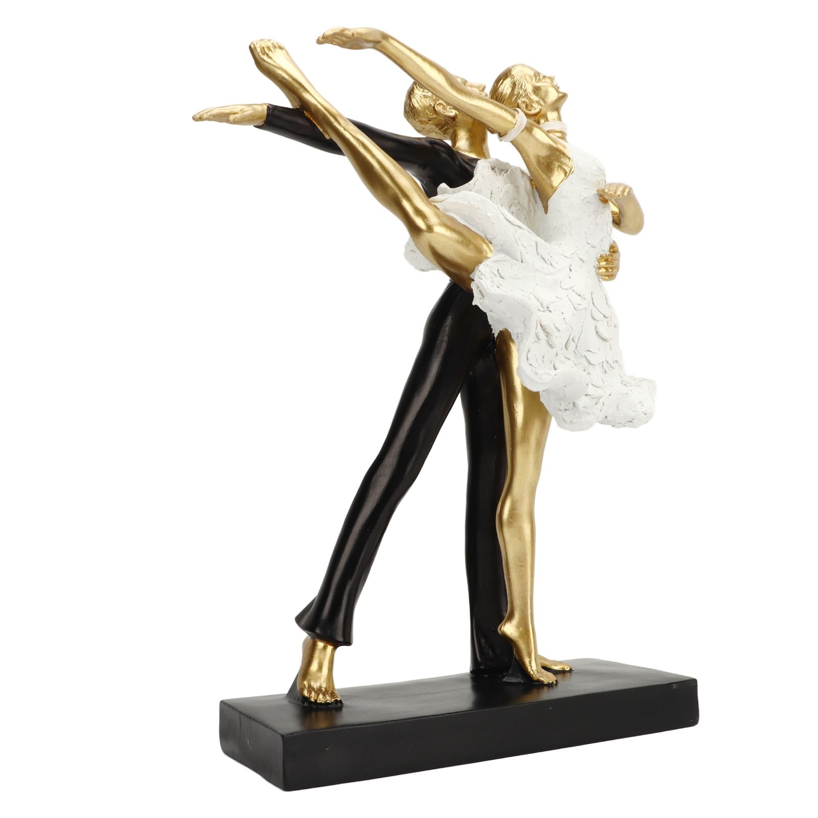 Romantic Couple Dancing Sculpture Decoration Resin Elegant Couple Ballet view 5