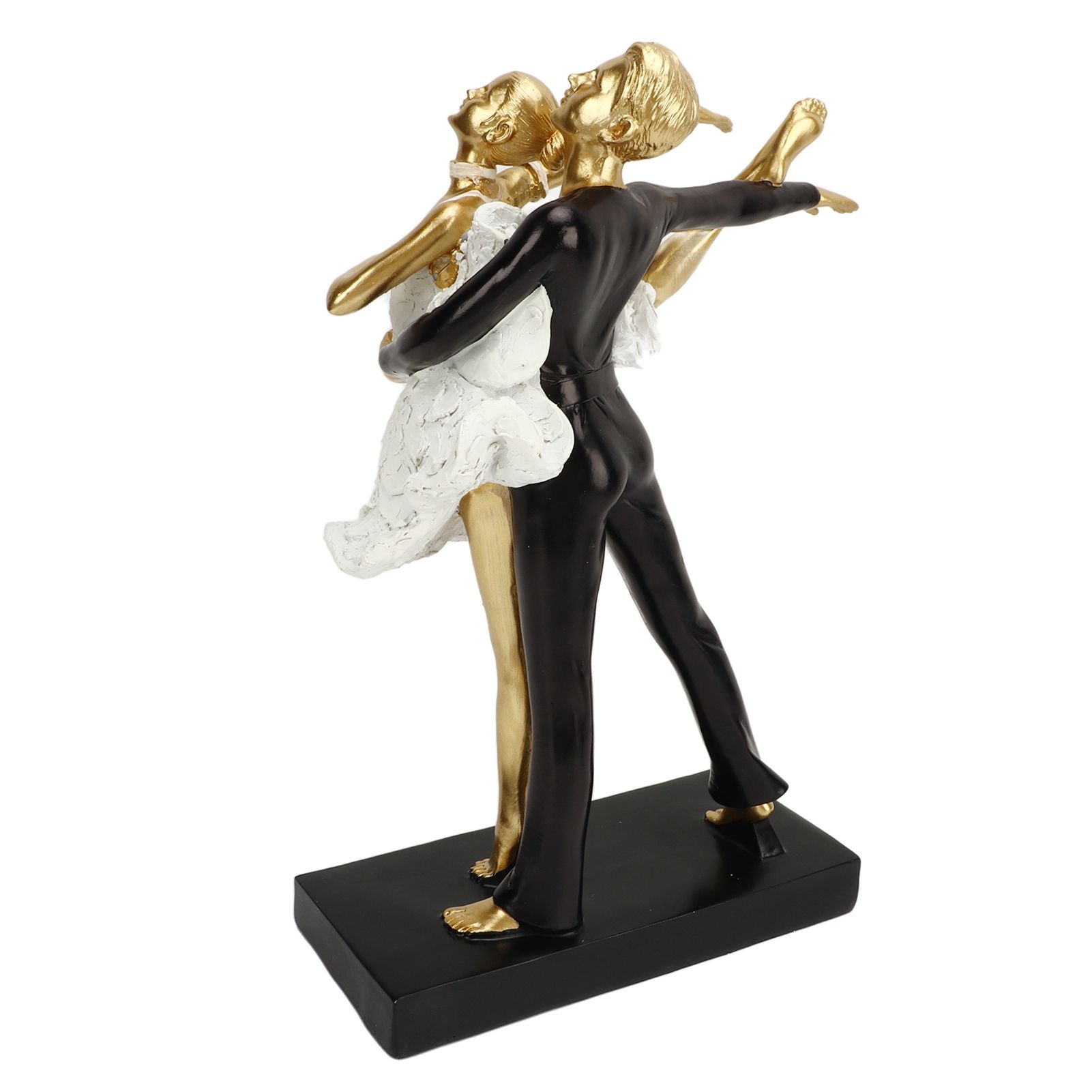 Romantic Couple Dancing Sculpture Decoration Resin Elegant Couple Ballet view 6