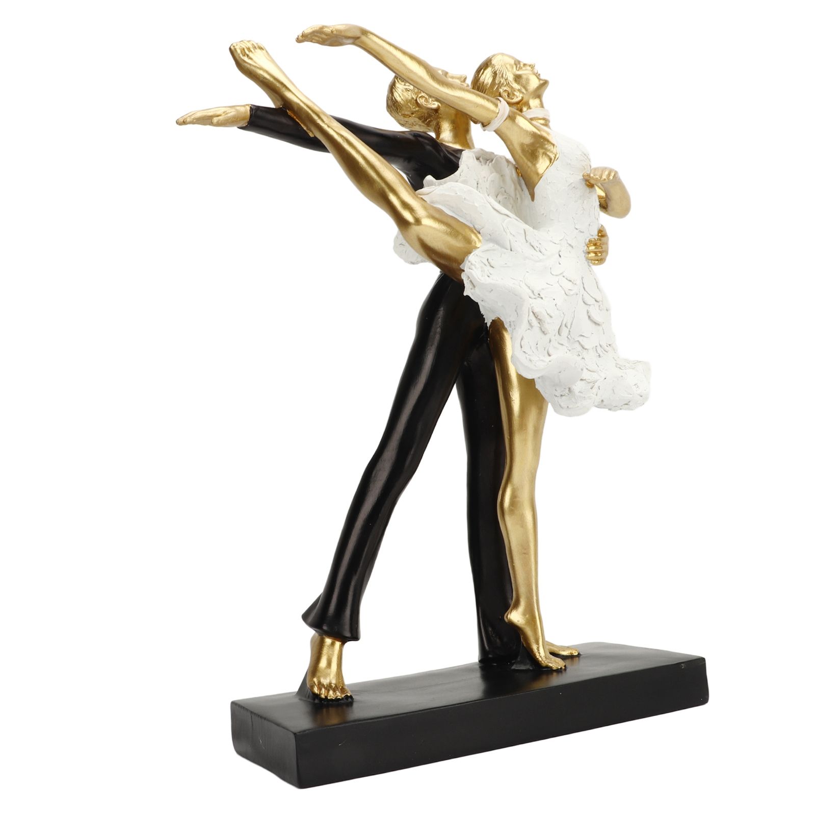 Romantic Couple Dancing Sculpture Decoration Resin Elegant Couple Ballet view 8