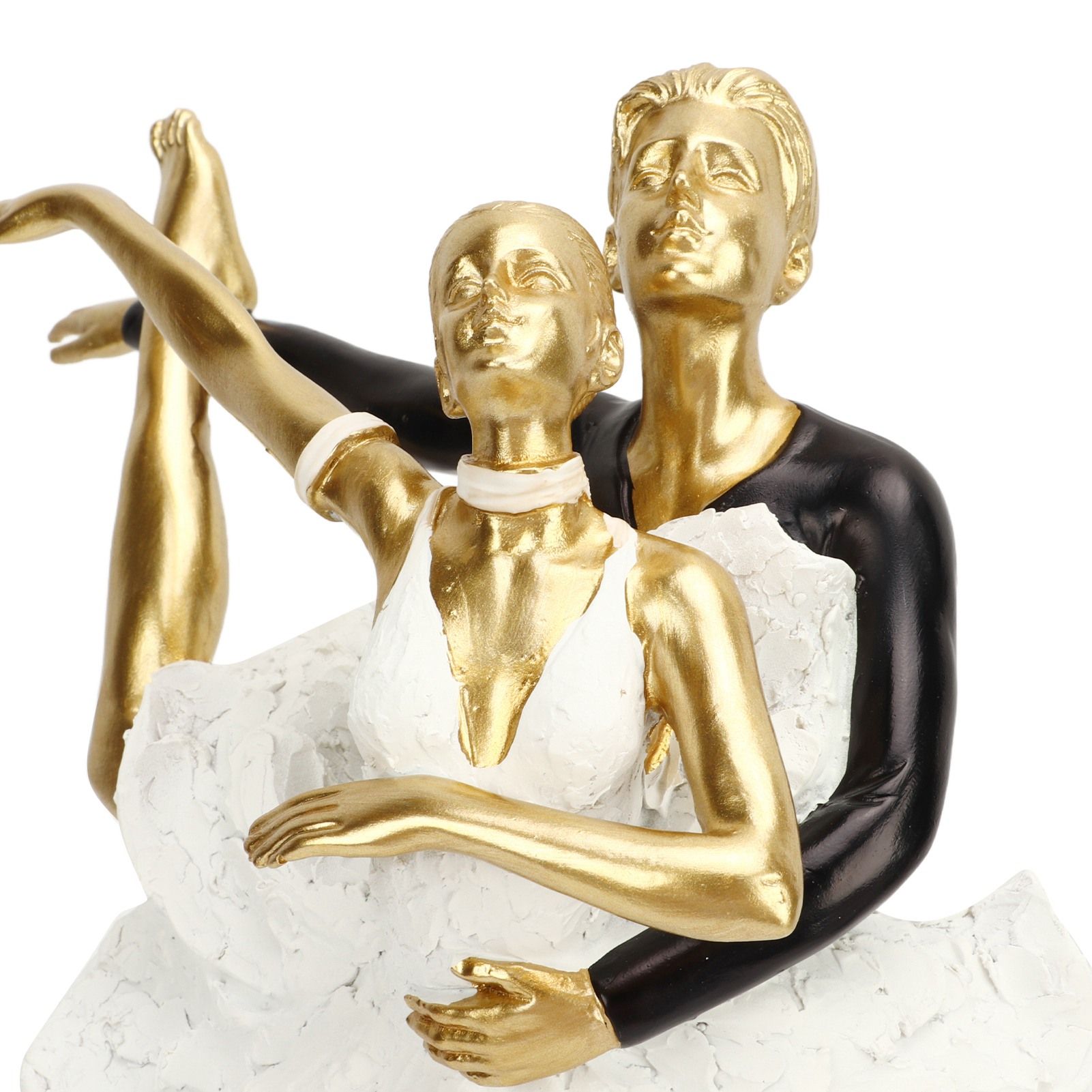 Romantic Couple Dancing Sculpture Decoration Resin Elegant Couple Ballet view 14