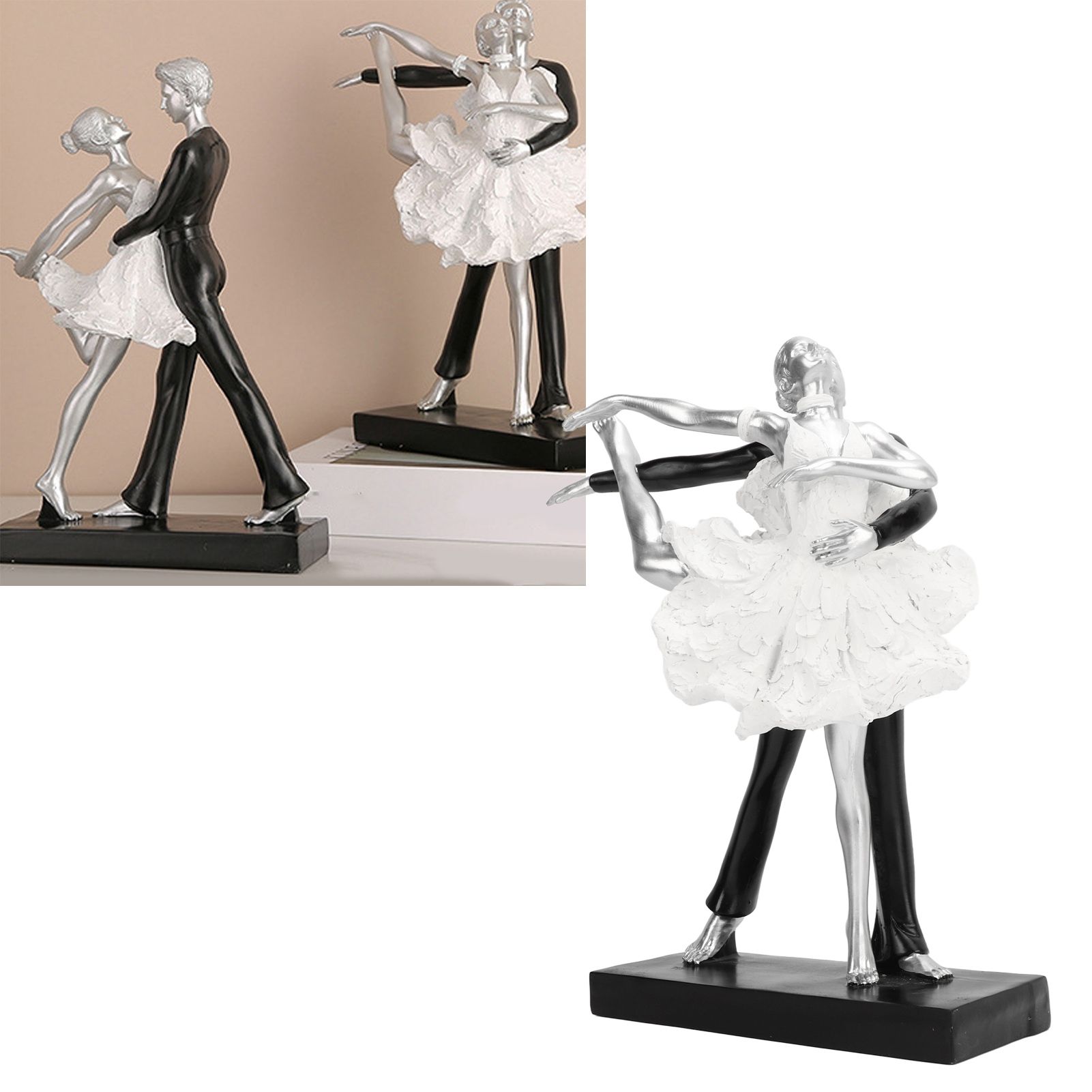 Couple Dancing Sculpture Modern Simple Innovative Resin Hand Crafted Couple view 11