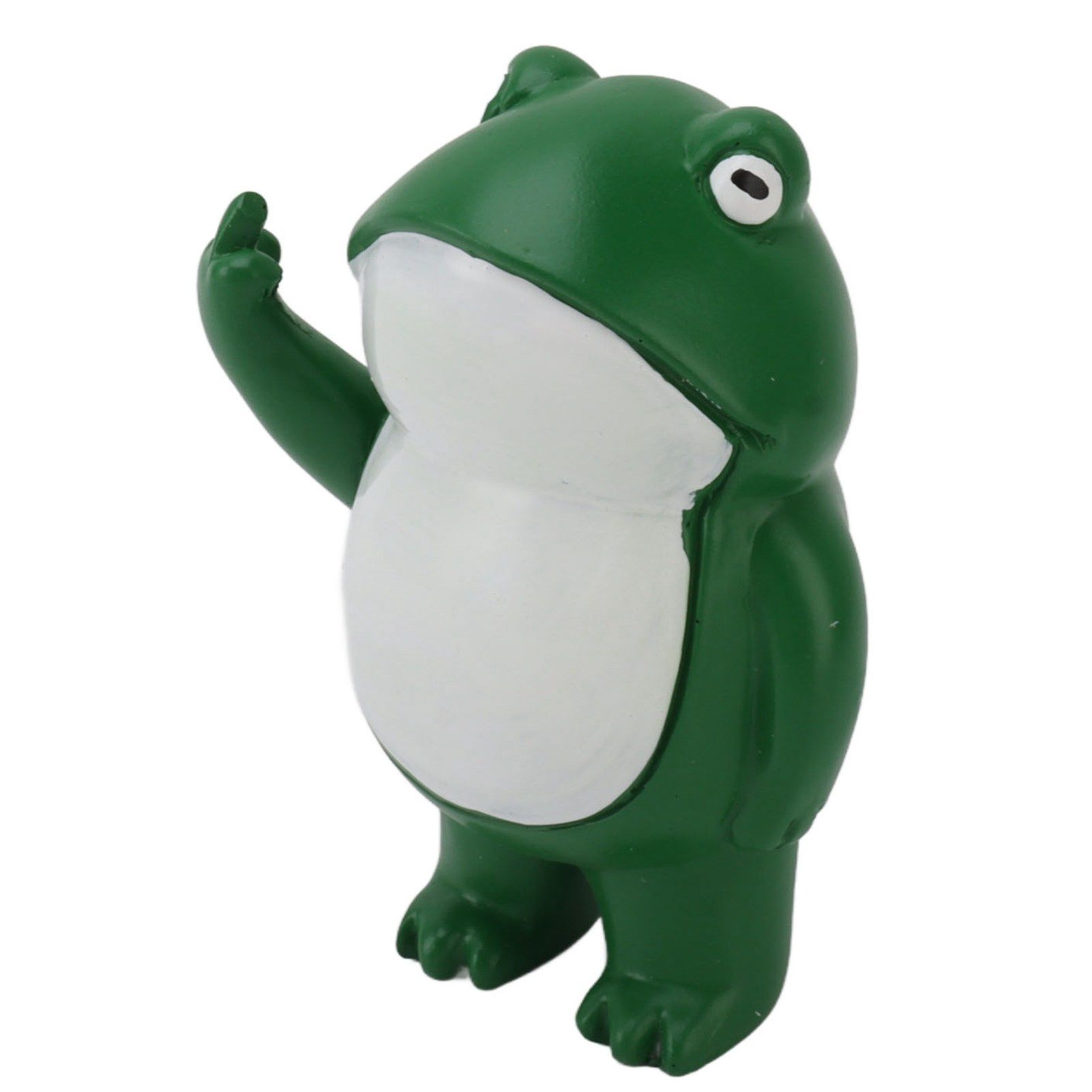 Middle Finger Frog Ornament Outdoor Patio Quirky Little Frog Ornament for Home view 5