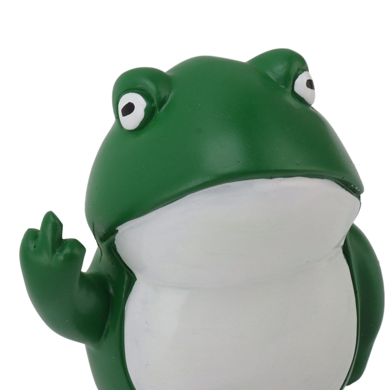 Middle Finger Frog Ornament Outdoor Patio Quirky Little Frog Ornament for Home view 14