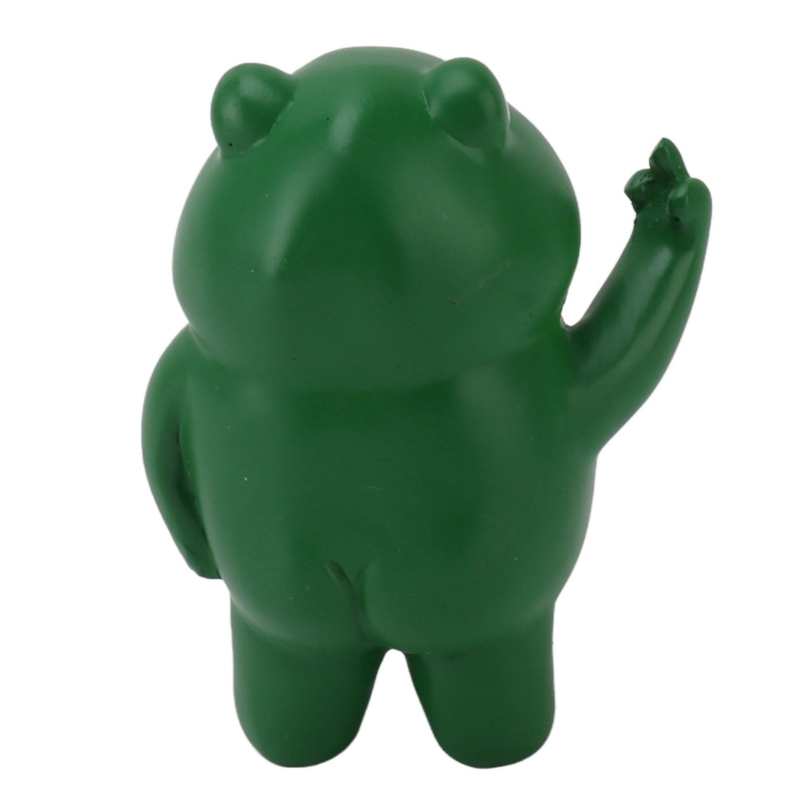 Middle Finger Frog Ornament Outdoor Patio Quirky Little Frog Ornament for Home view 15