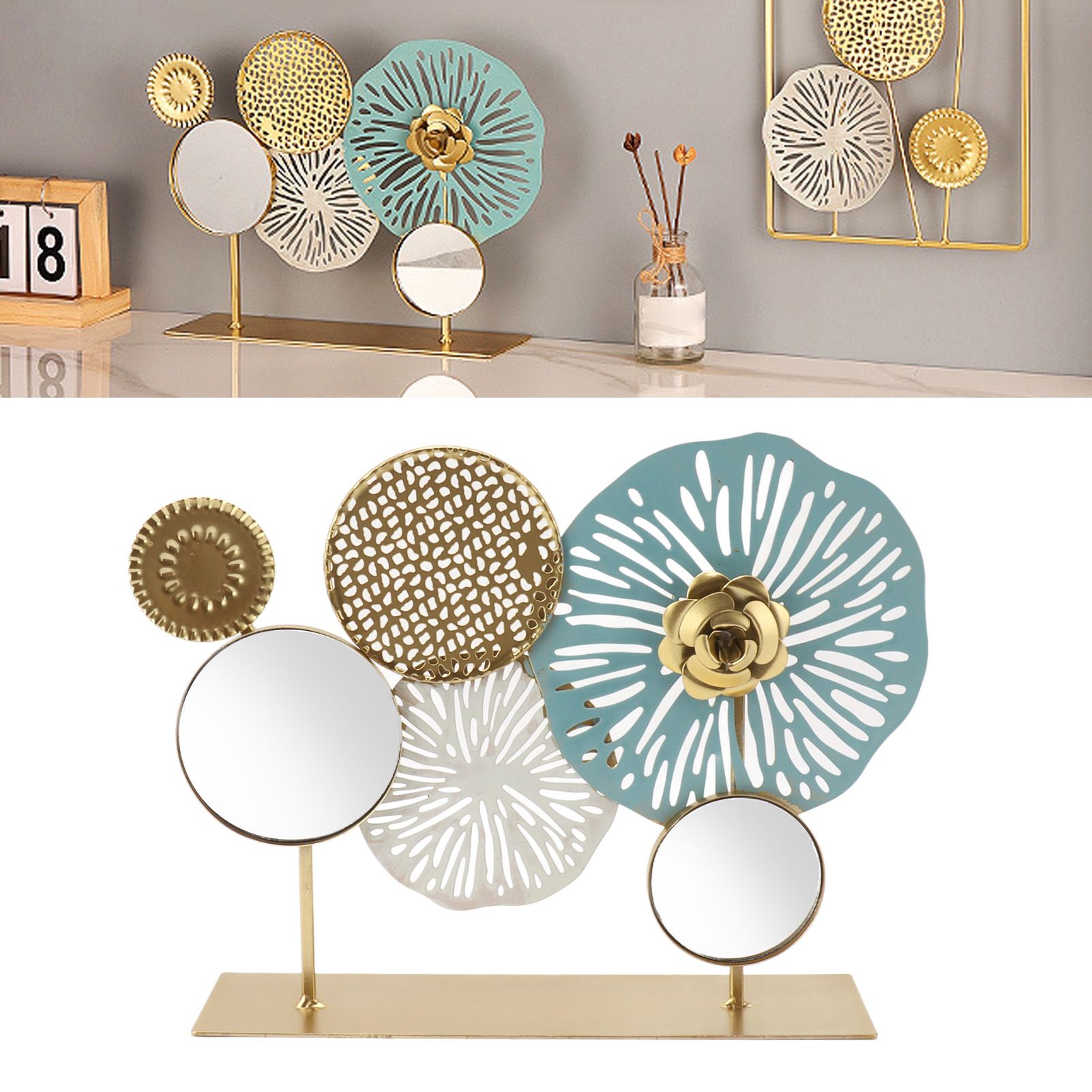 Entrance Hall Desktop Iron Ornament with Mirror Living Room Entrance Hall view 11