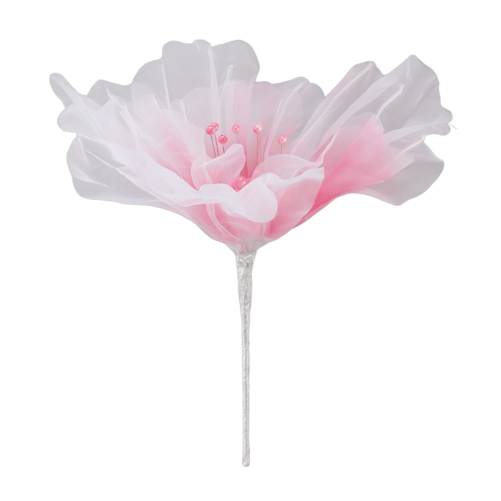 Gauze Flower 19.7in Diameter Soft Bright Colors Light Reusable Handcrafted