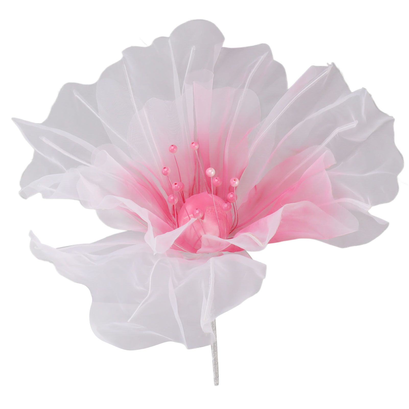 Gauze Flower 19.7in Diameter Soft Bright Colors Light Reusable Handcrafted view 2