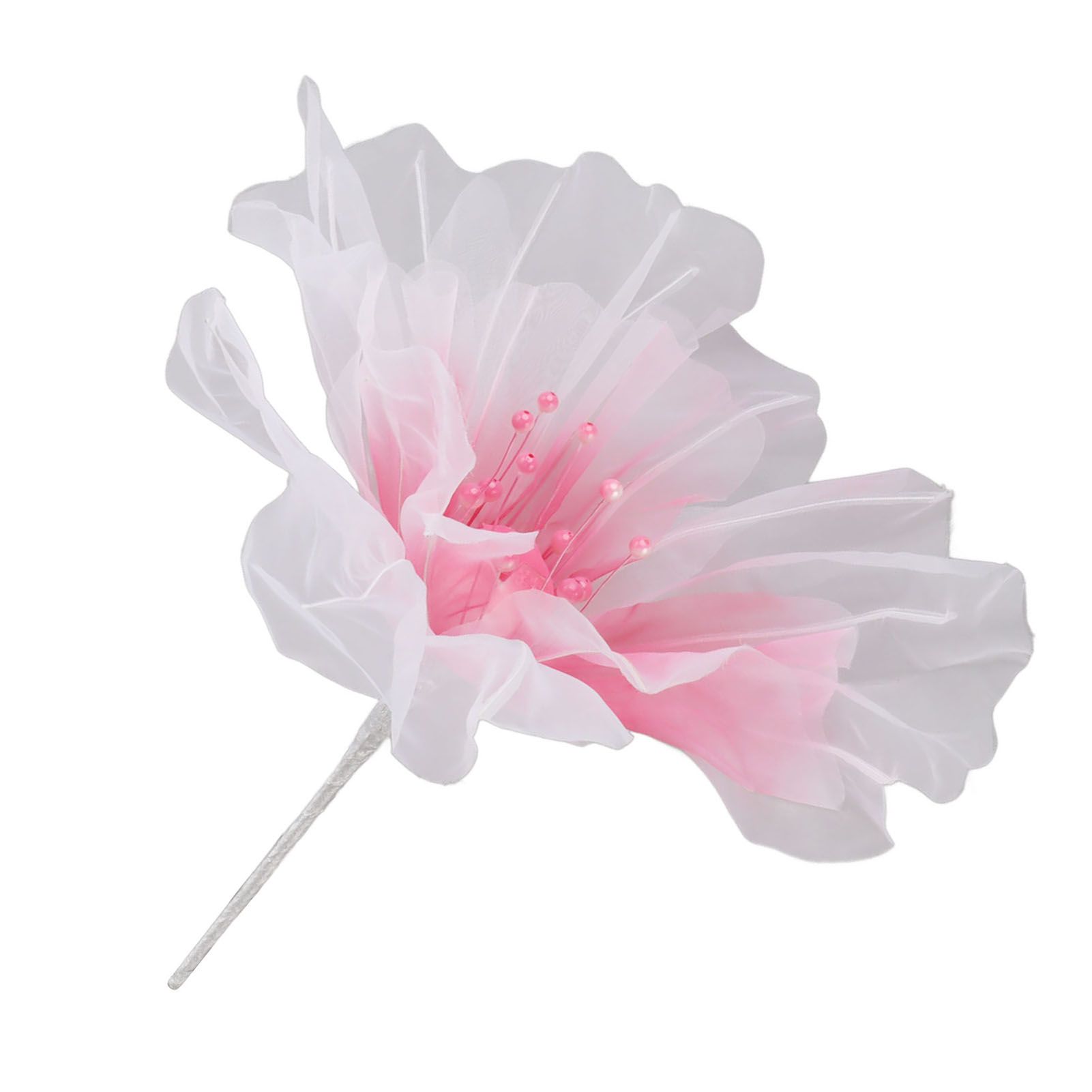 Gauze Flower 19.7in Diameter Soft Bright Colors Light Reusable Handcrafted view 5