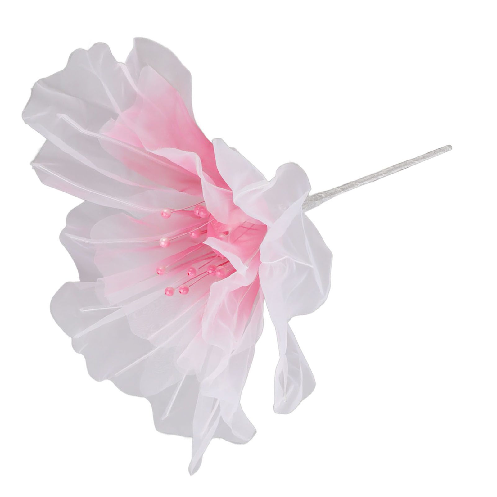 Gauze Flower 19.7in Diameter Soft Bright Colors Light Reusable Handcrafted view 6
