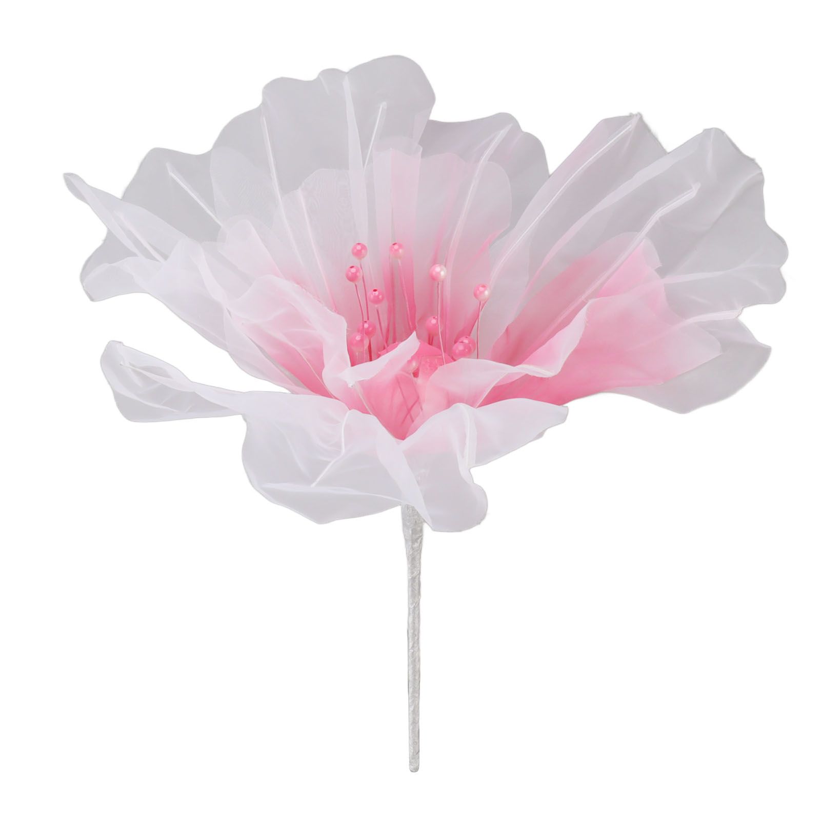 Gauze Flower 19.7in Diameter Soft Bright Colors Light Reusable Handcrafted view 9