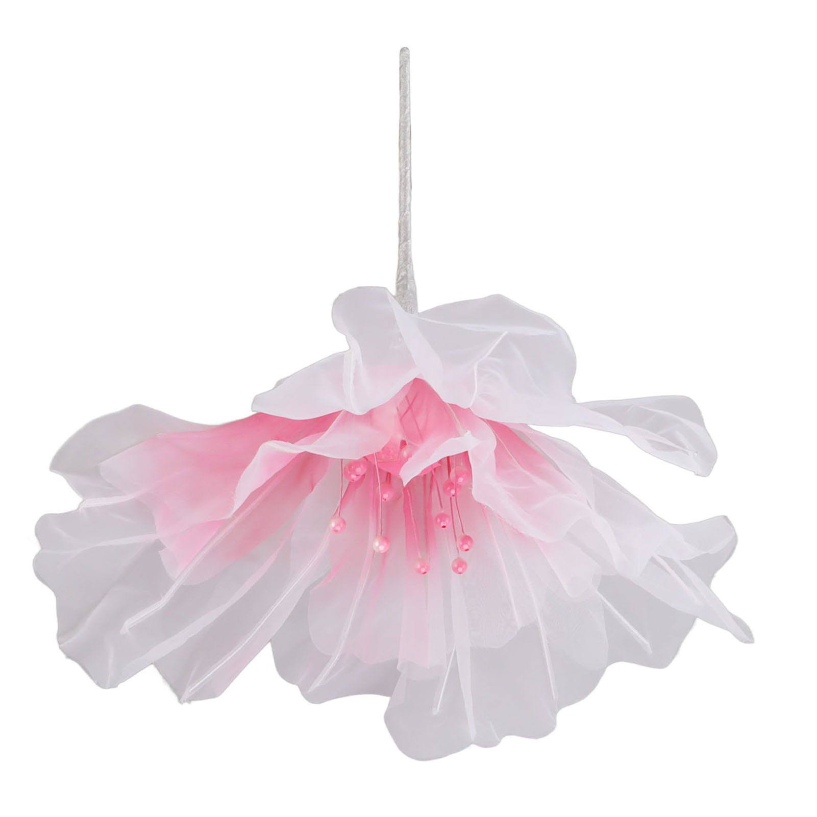 Gauze Flower 19.7in Diameter Soft Bright Colors Light Reusable Handcrafted view 15