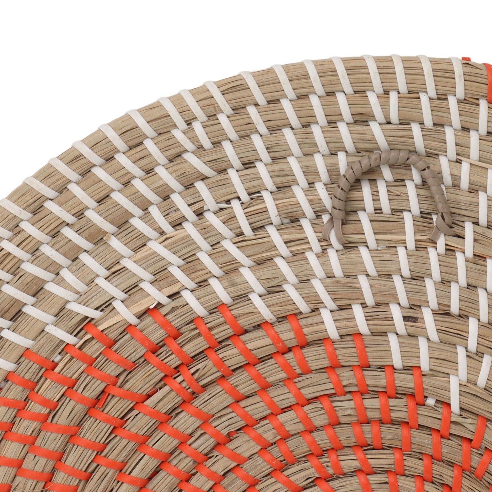 40CM Woven Wall Basket Decor Handmade Seagrass Versatile Bowl Insulation Hook view 15