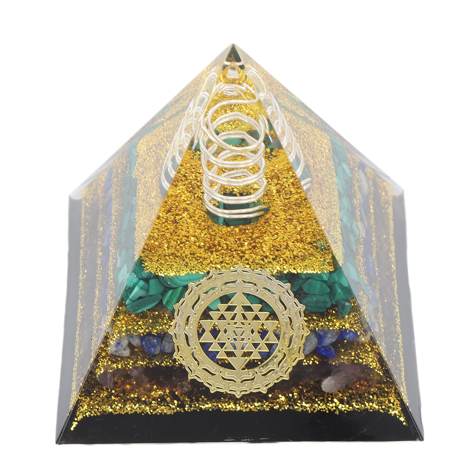 Crystal Pyramid Energy Generator Orgone Pyramid for Positive Energy Desktop view 2