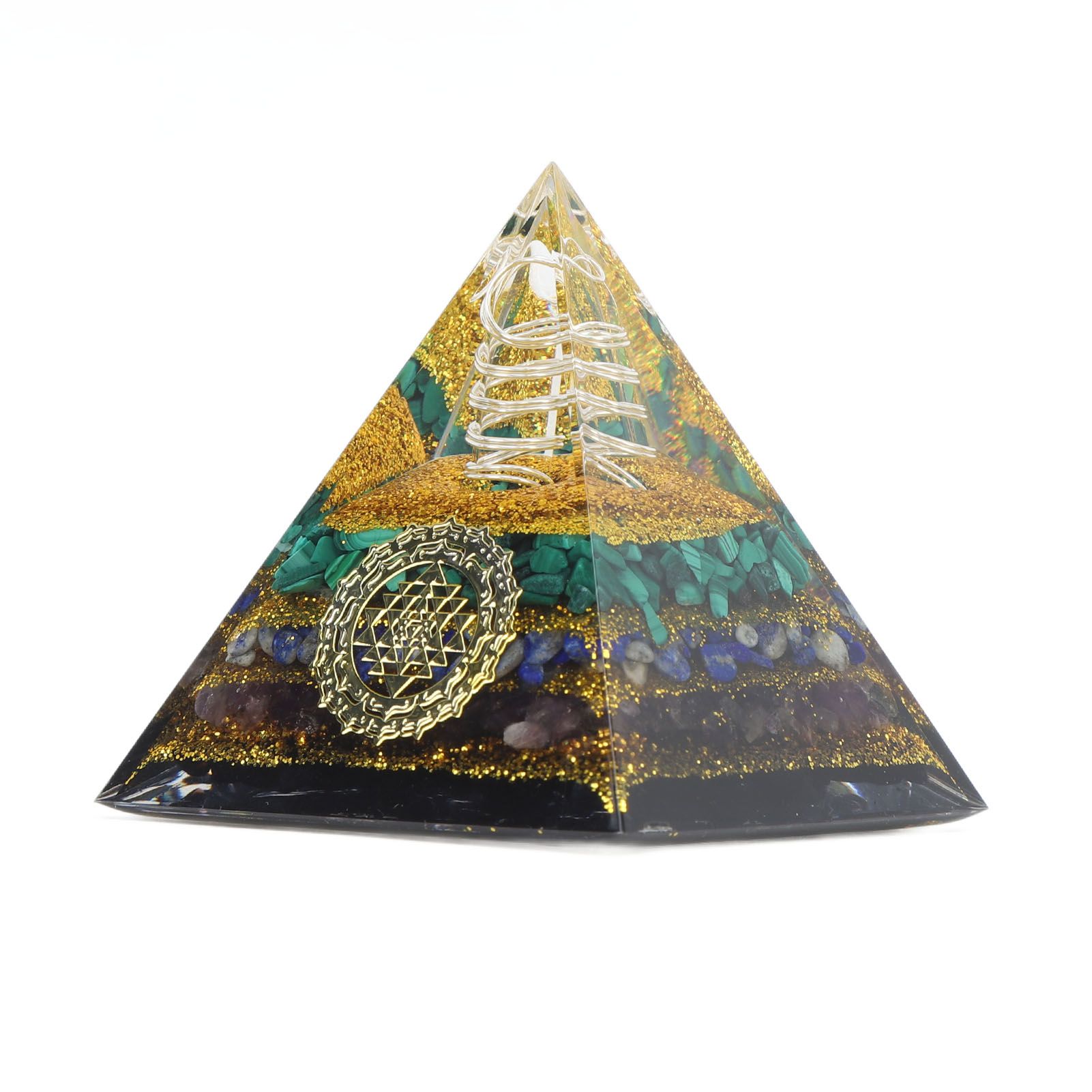 Crystal Pyramid Energy Generator Orgone Pyramid for Positive Energy Desktop view 5