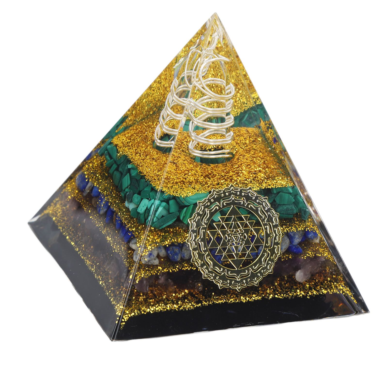 Crystal Pyramid Energy Generator Orgone Pyramid for Positive Energy Desktop view 7