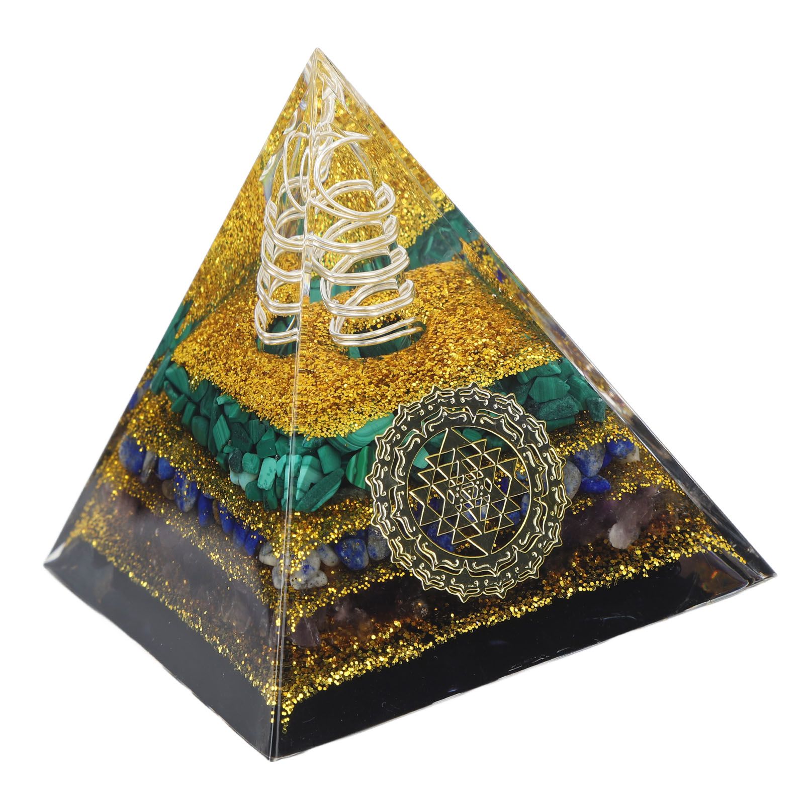 Crystal Pyramid Energy Generator Orgone Pyramid for Positive Energy Desktop view 9