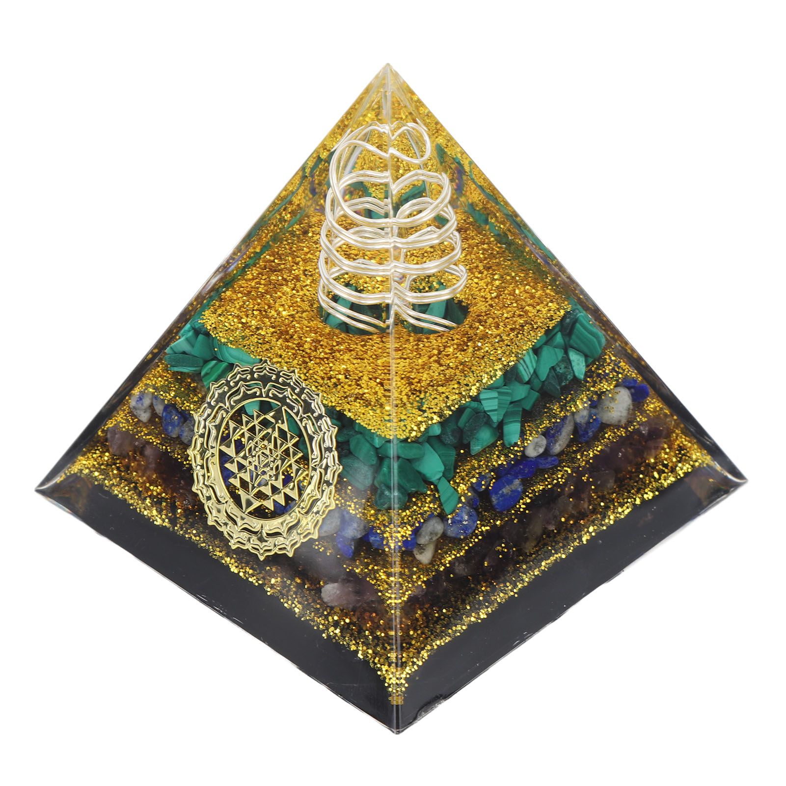 Crystal Pyramid Energy Generator Orgone Pyramid for Positive Energy Desktop view 10