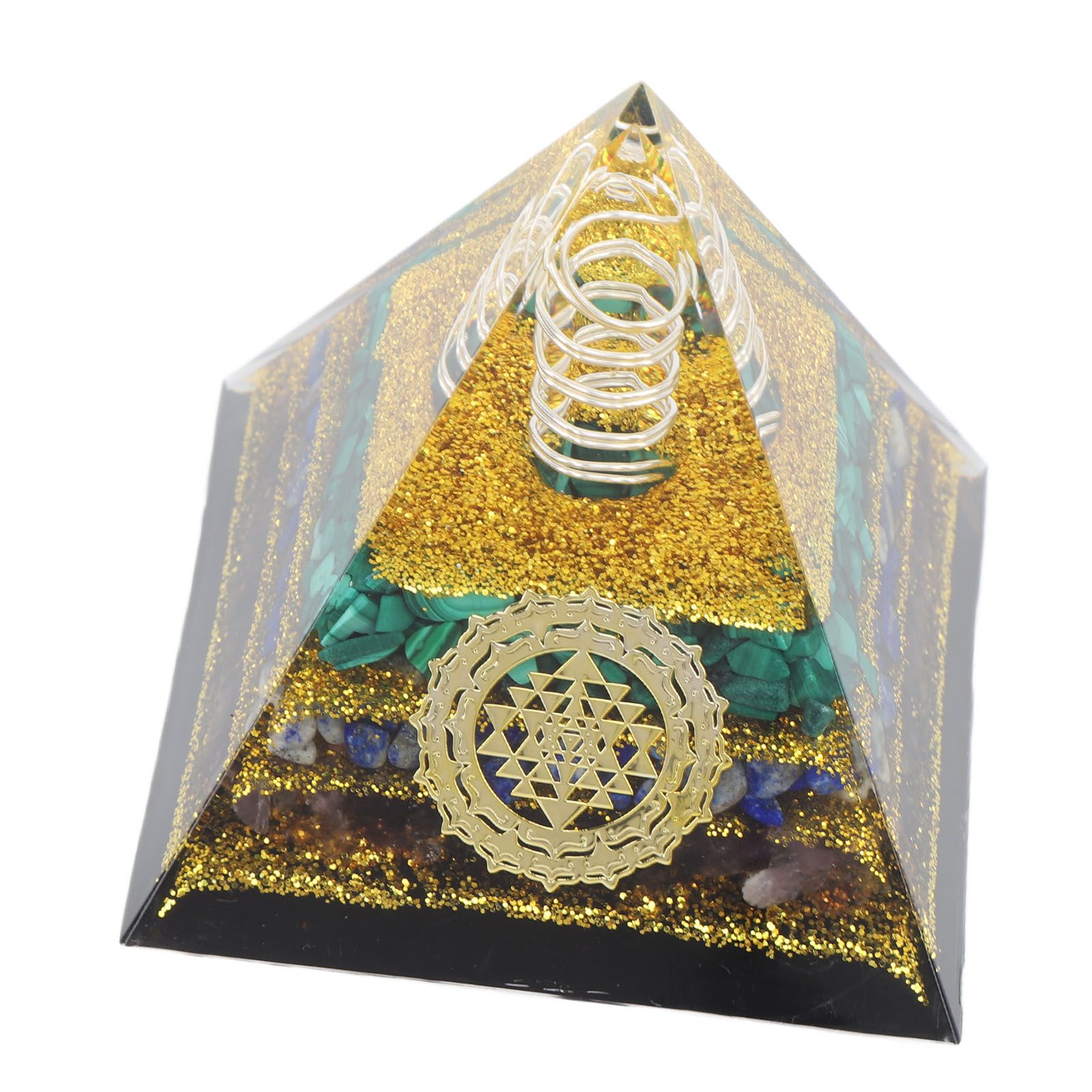Crystal Pyramid Energy Generator Orgone Pyramid for Positive Energy Desktop view 14