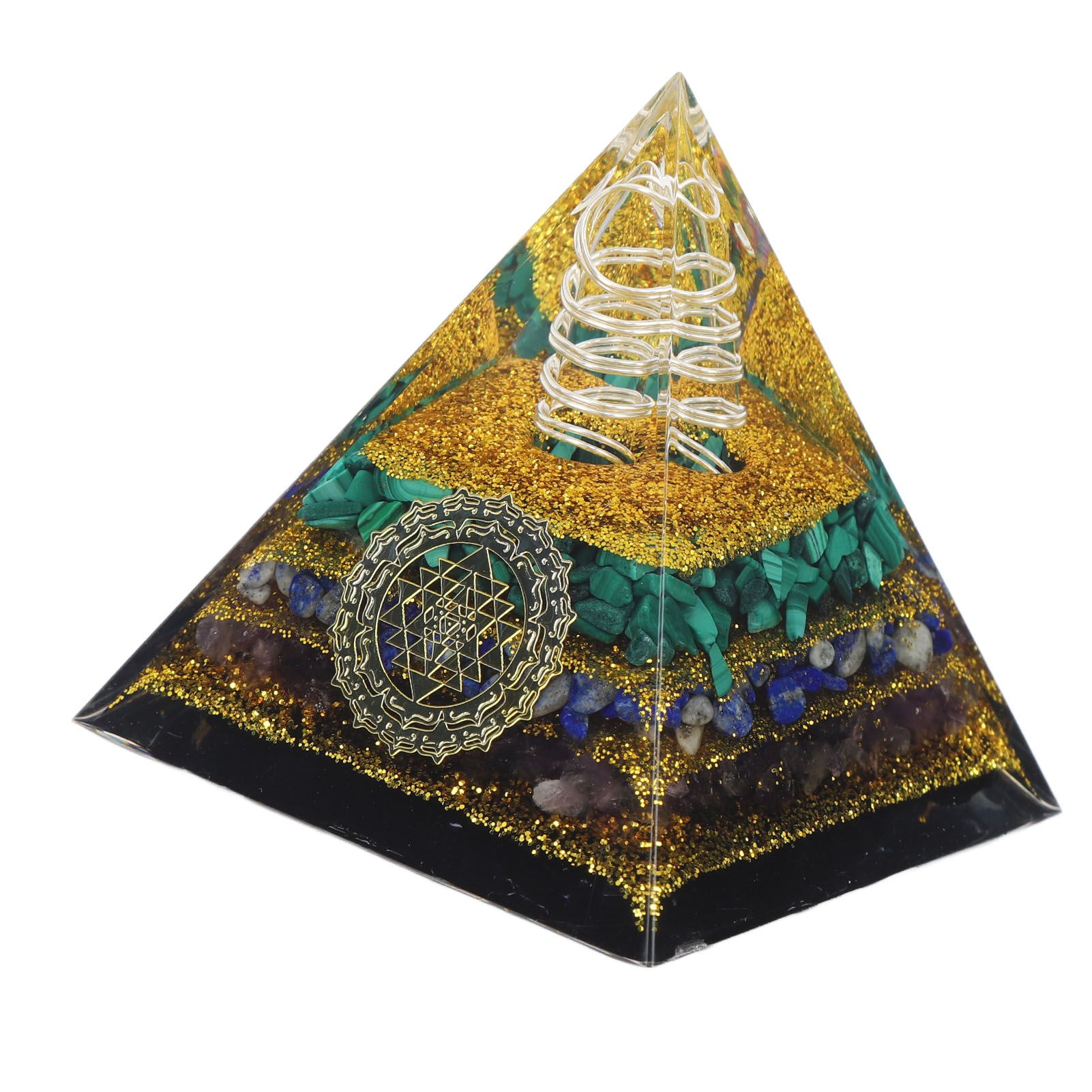 Crystal Pyramid Energy Generator Orgone Pyramid for Positive Energy Desktop view 15